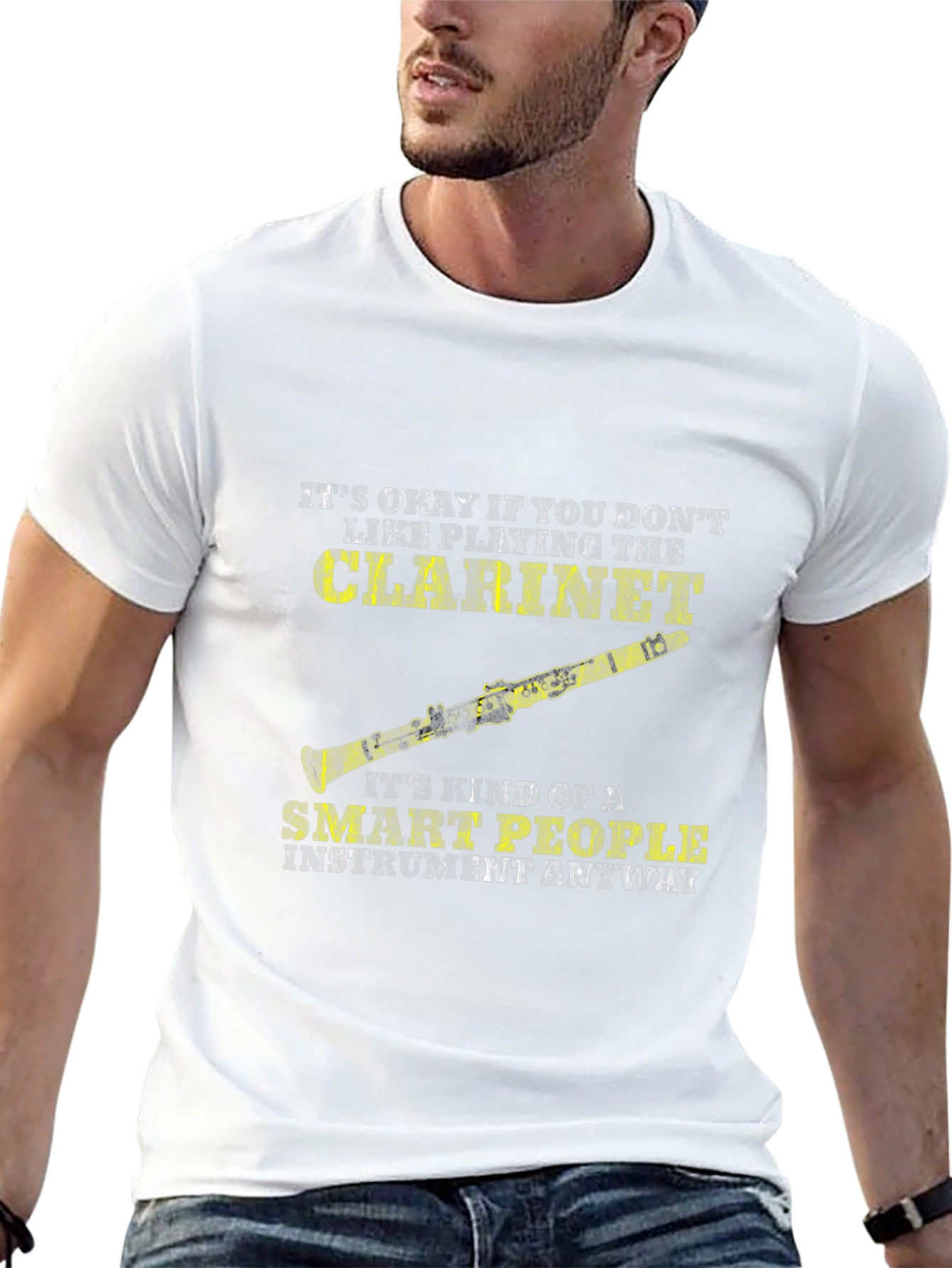 Clarinet Player Smart People T-Shirt
