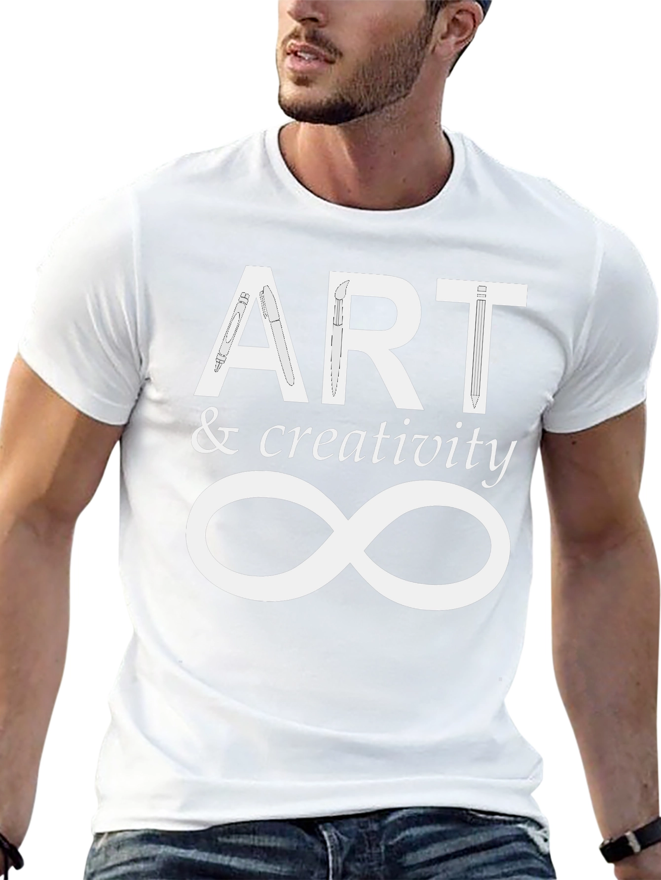 Art & Creativity Infinity T-Shirt - Black