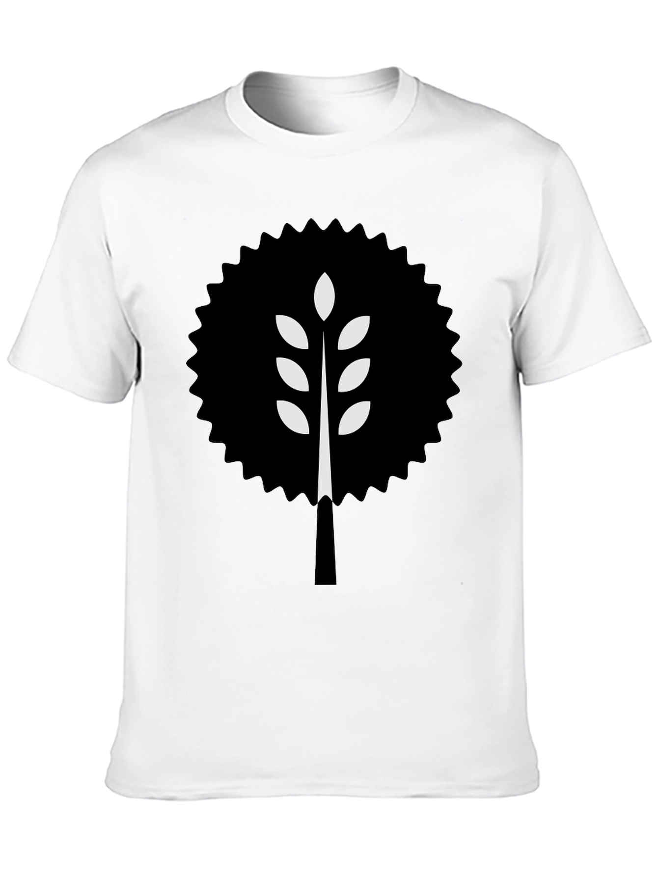 Modern Wheat Tree Graphic T-Shirt