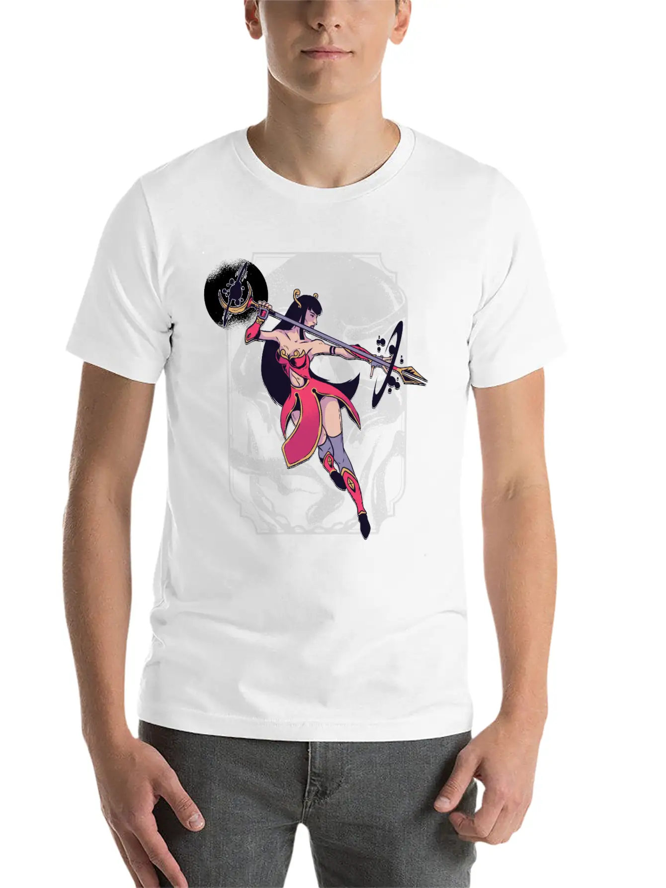 Galaxy Superwoman Superpowerful Galaxy Superwoman Comfortable Minimalist Graphic Tee – Summer Style Essential