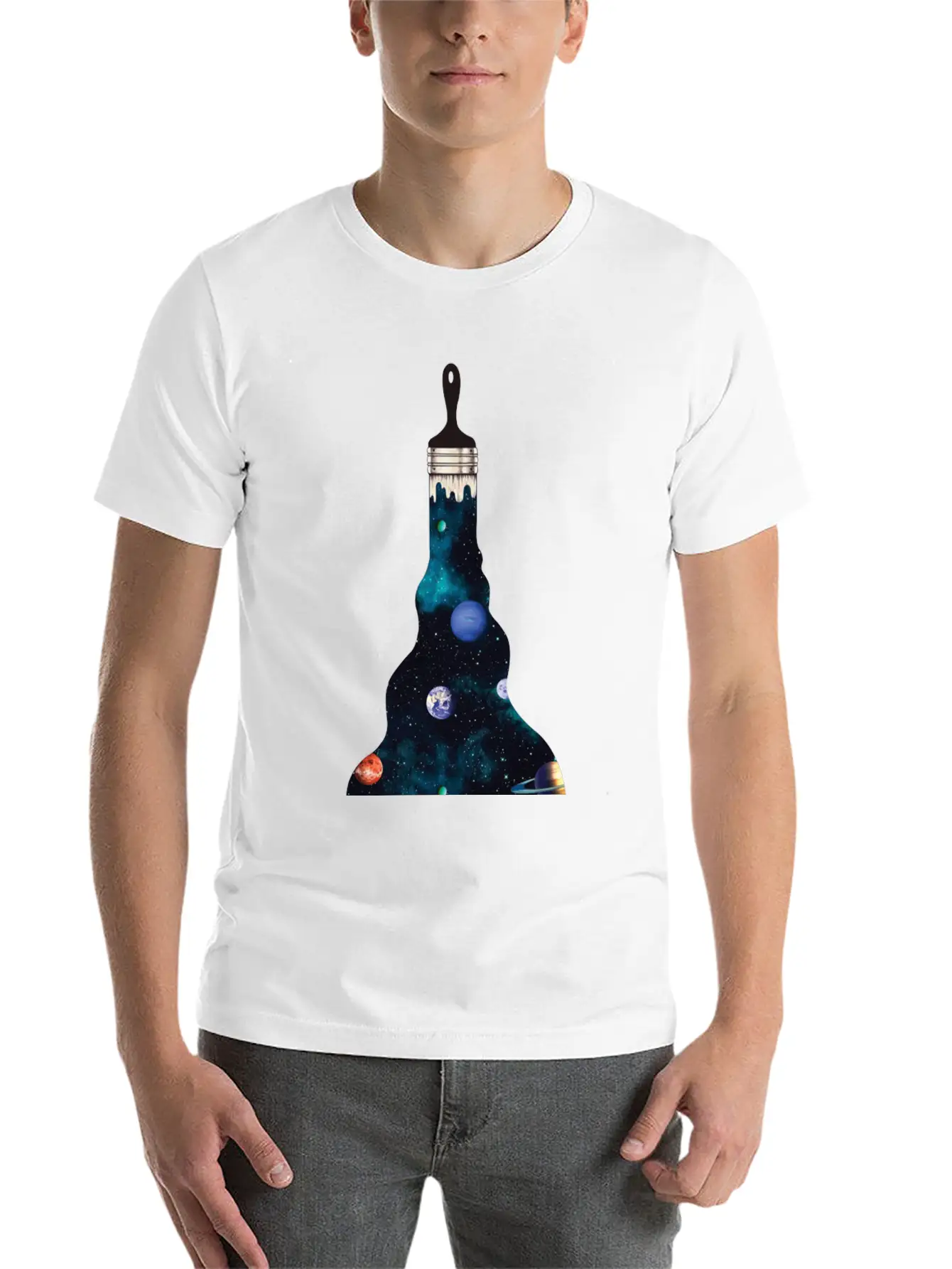 Galaxy Unisex Casual T-Shirt – Clean Design For Daily Comfort