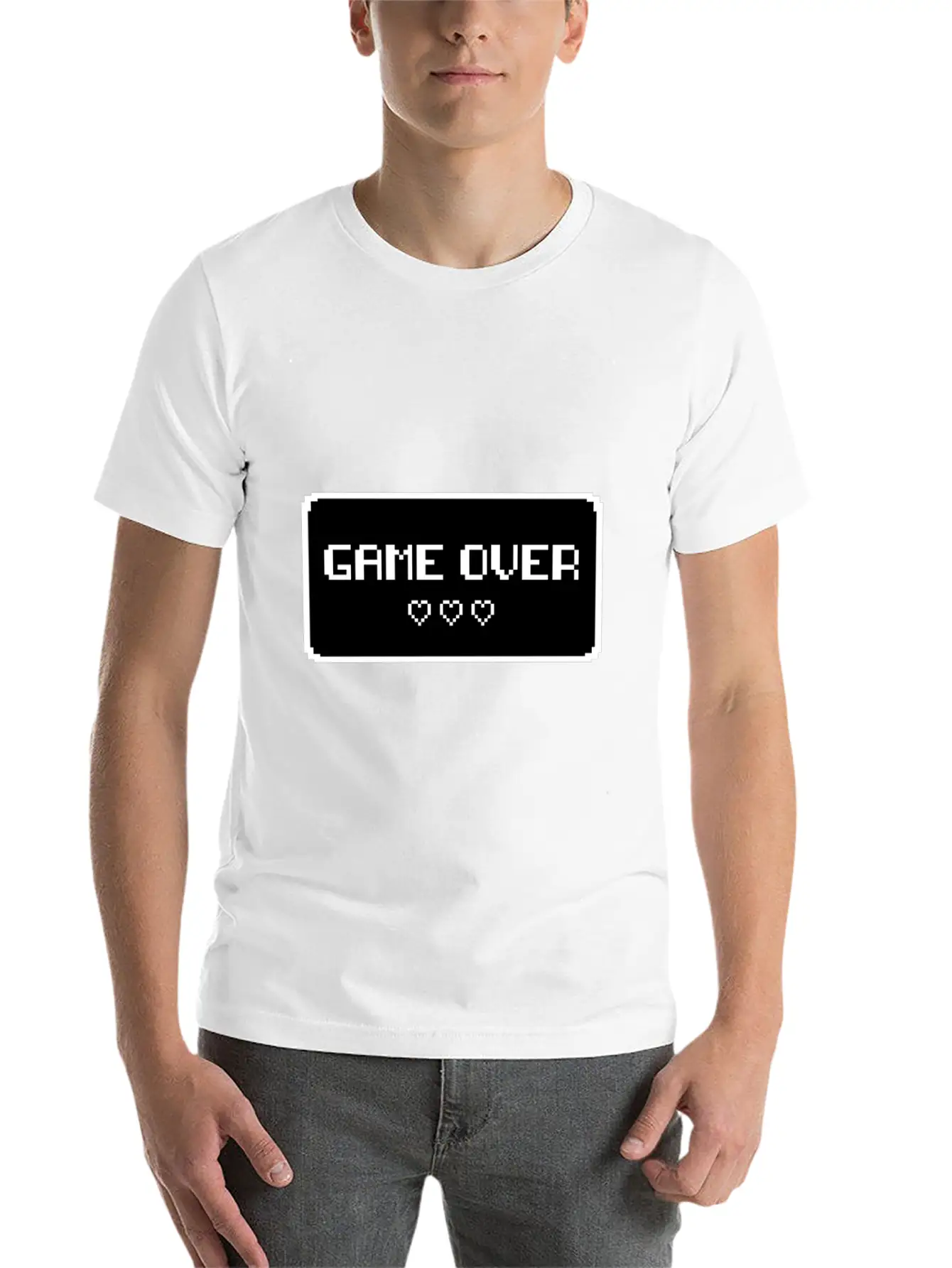 Game Over Rave Trance Festival T Shirt Stylish Everyday T-Shirt – Unisex Basic Cotton Tee