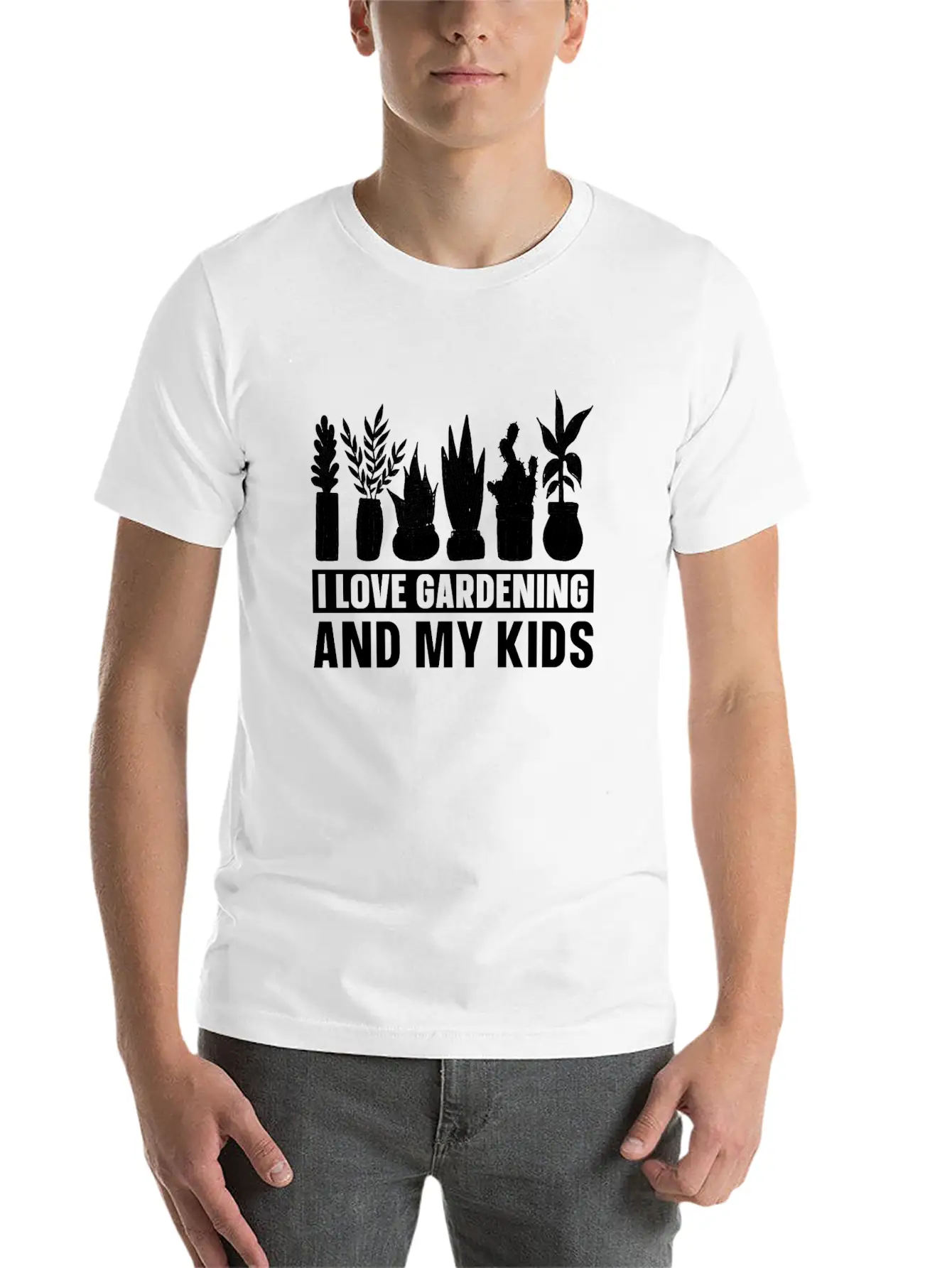 Gardening Gardener Father Gardening Dad Stylish Everyday T-Shirt – Unisex Basic Cotton Tee