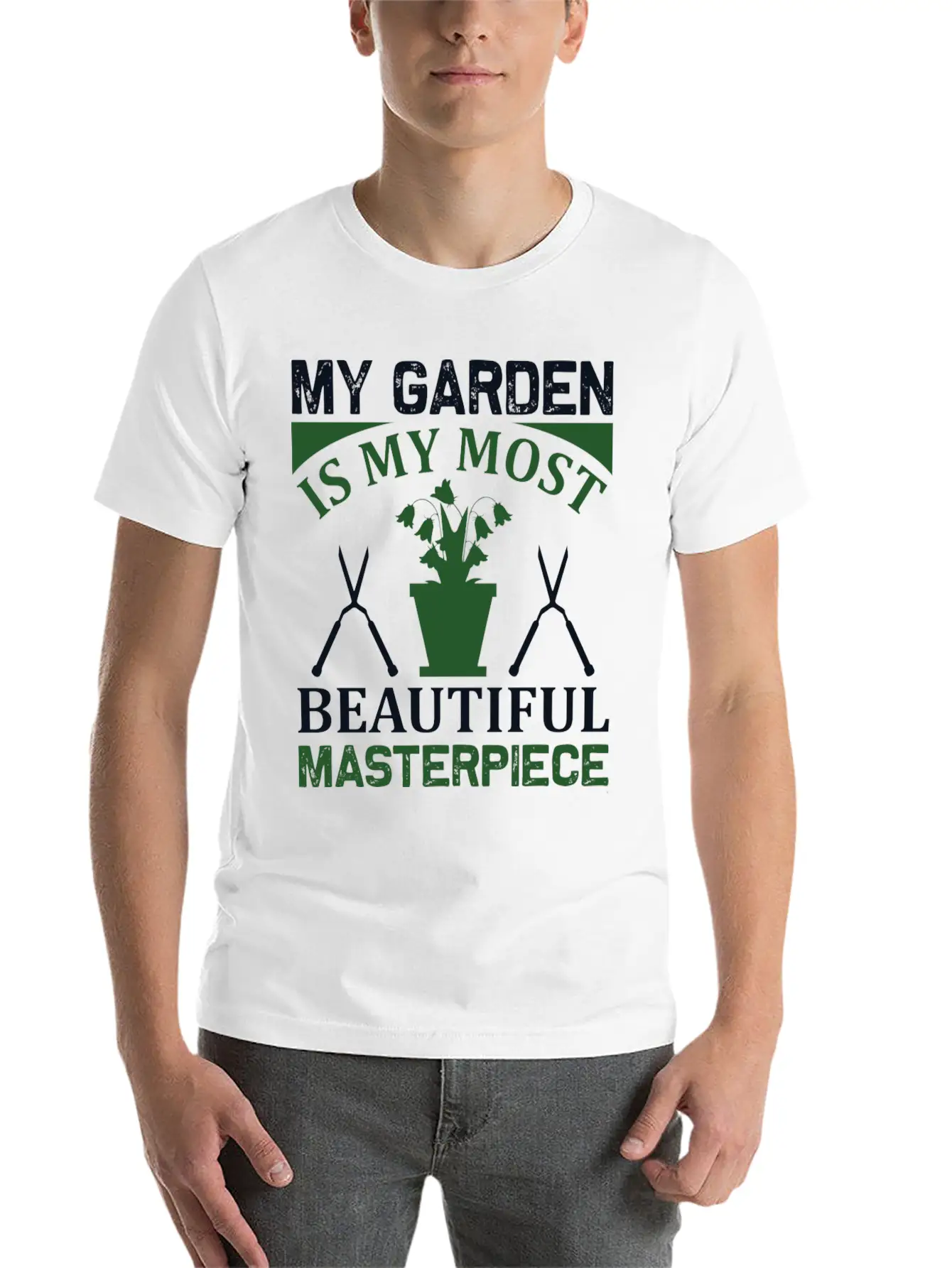 Gardening My Garden Comfortable Minimalist Graphic Tee – Summer Style Essential