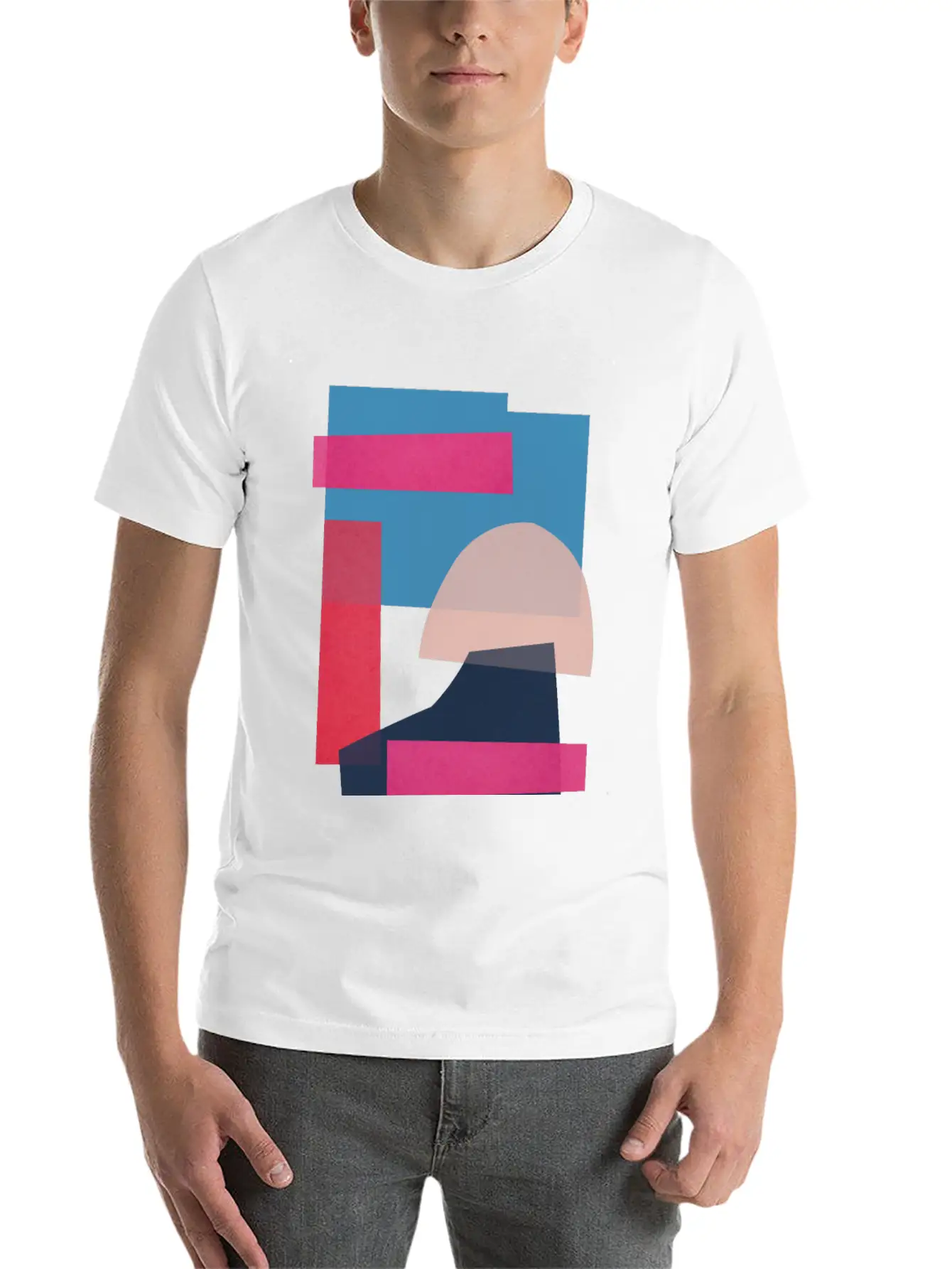Geometric Collage 11 Stylish Everyday T-Shirt – Unisex Basic Cotton Tee