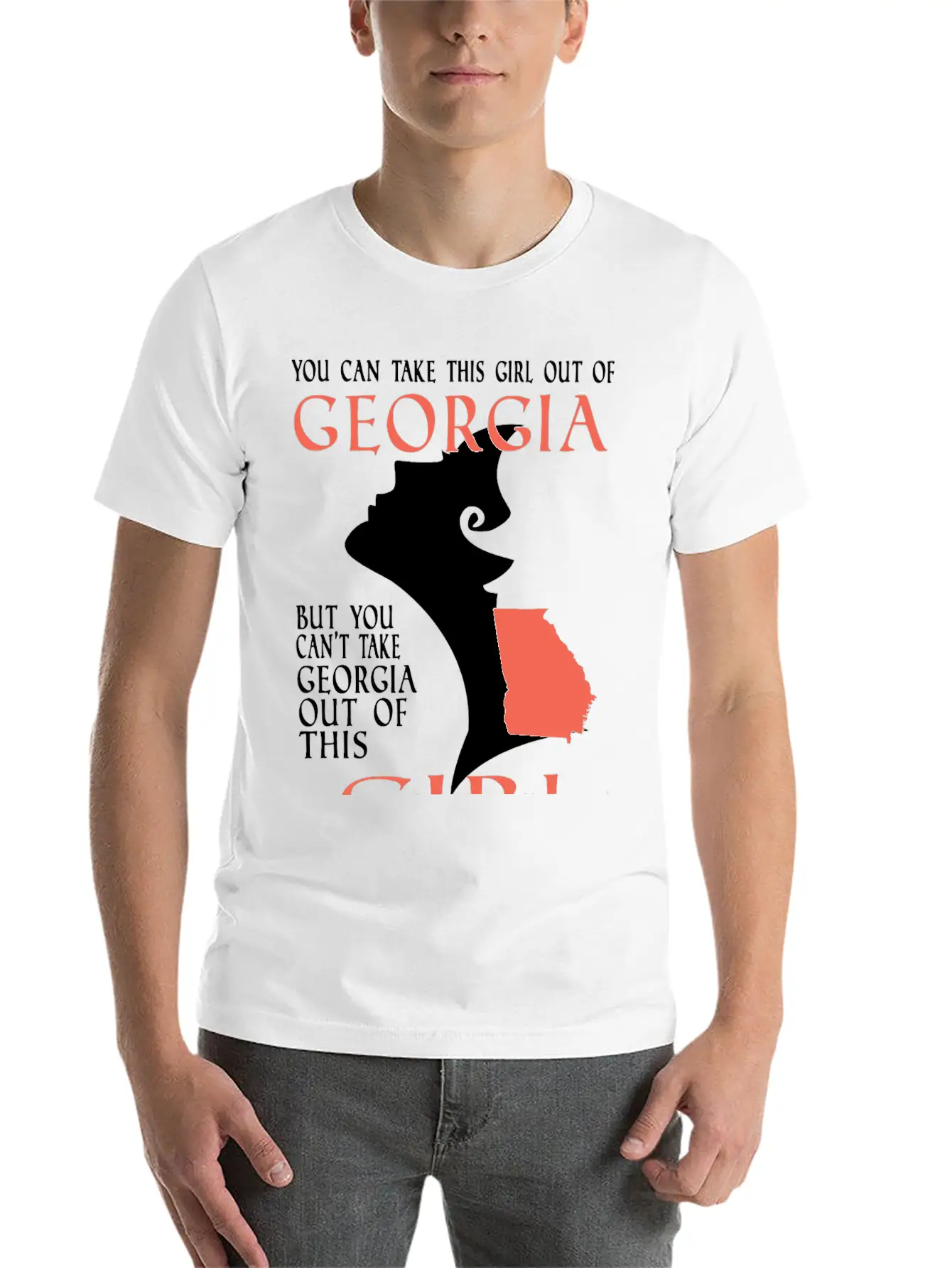 Georgia Unisex Short Sleeve Soft Cotton T-Shirt – Casual Everyday Wear