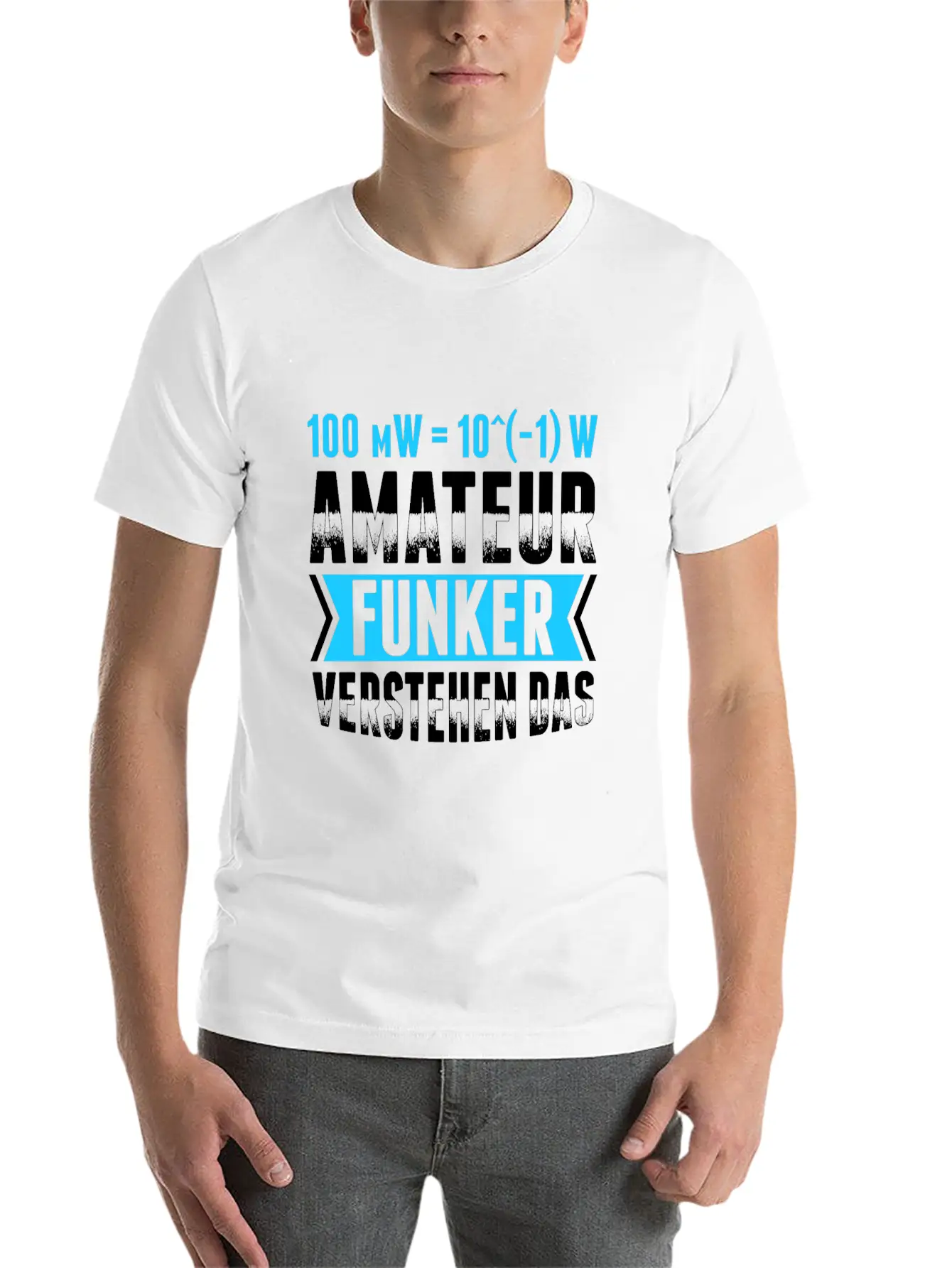 German Radio Operator Amateur Funker Verstehen Unisex Short Sleeve Soft Cotton T-Shirt – Casual Everyday Wear