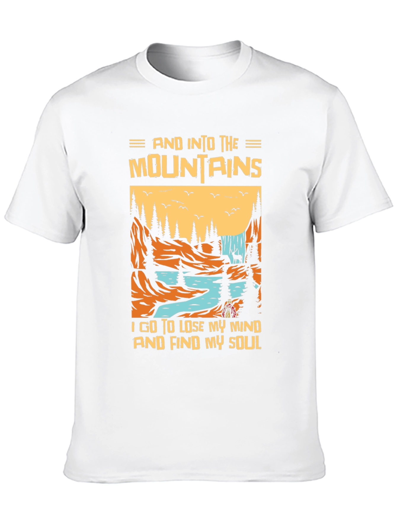 Mountains Graphic T-Shirt - Find Your Soul