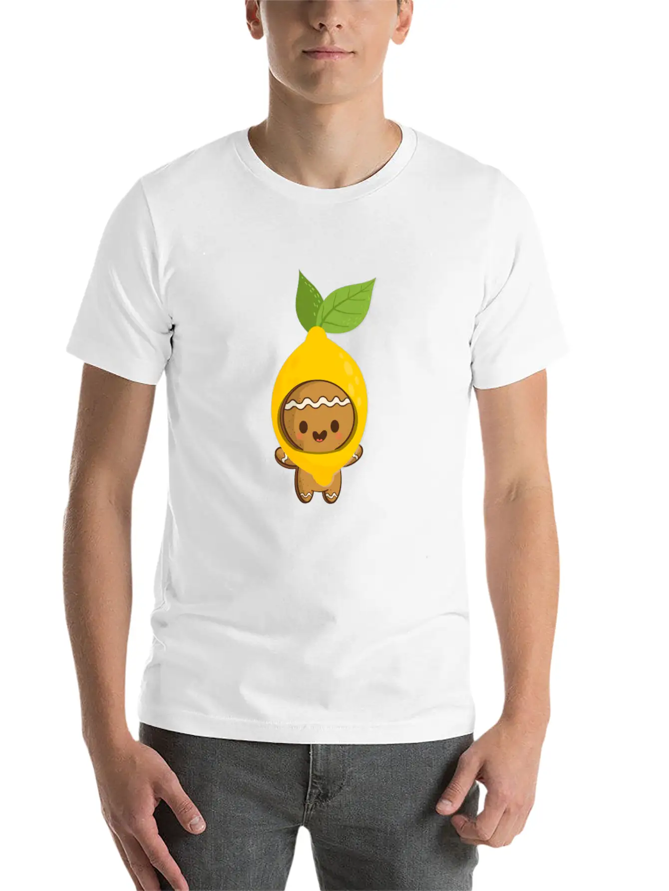 Gingerbread Kawaii Timeless Short Sleeve Tee – Comfy And Minimalist Design