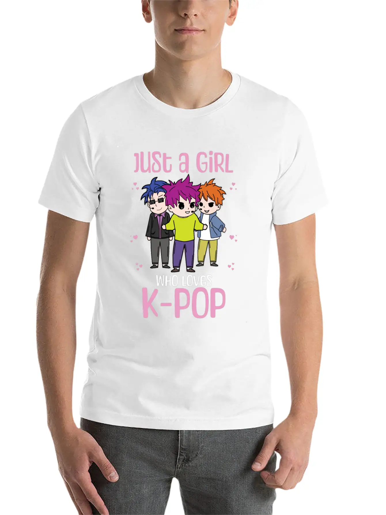 Girl Loves K-Pop K-Drama Korean Bias Timeless Short Sleeve Tee – Comfy And Minimalist Design