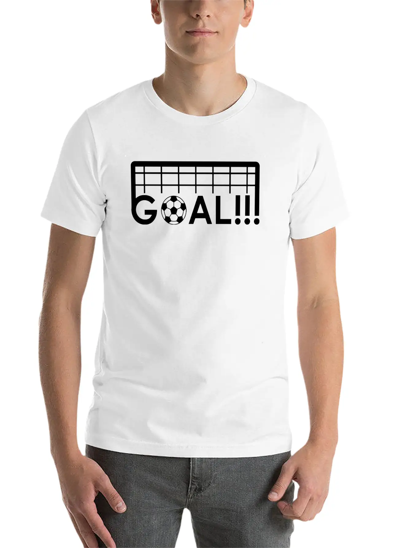 Goal Unisex Short Sleeve Soft Cotton T-Shirt – Casual Everyday Wear