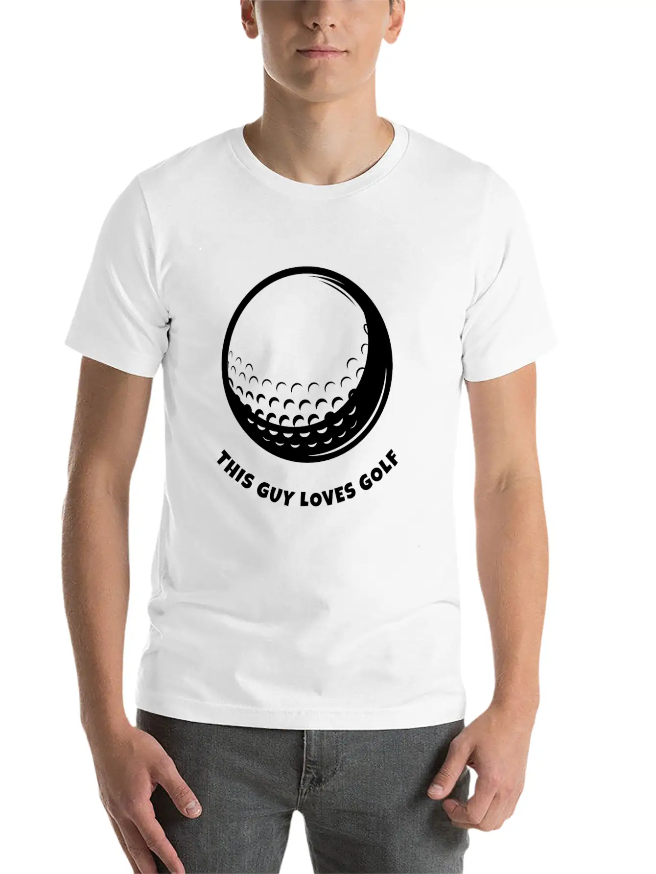 Golf Golfer Man Funny Great Gift Idea Stylish Everyday T-Shirt – Unisex Basic Cotton Tee