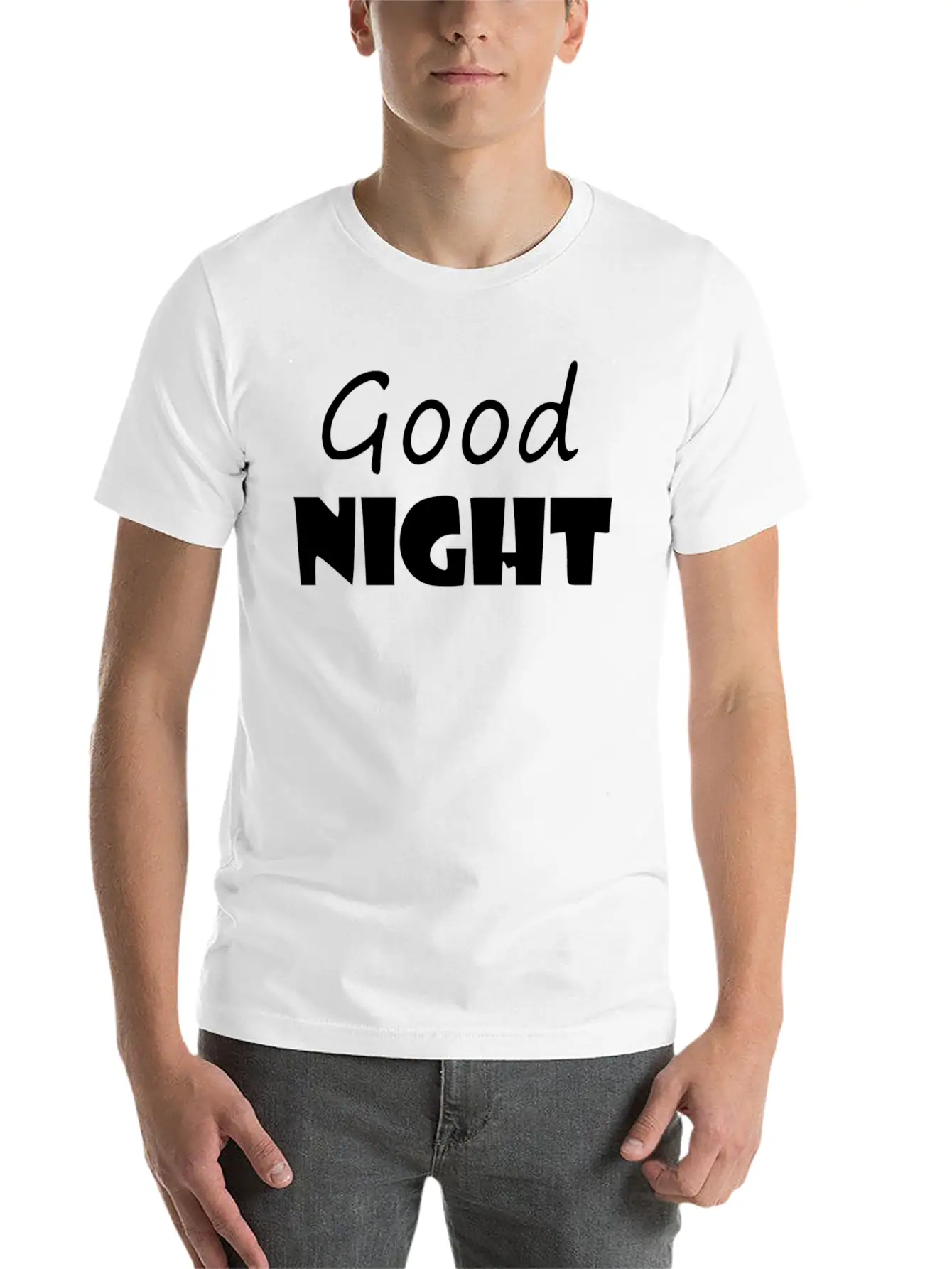 Good Night Stylish Everyday T-Shirt – Unisex Basic Cotton Tee