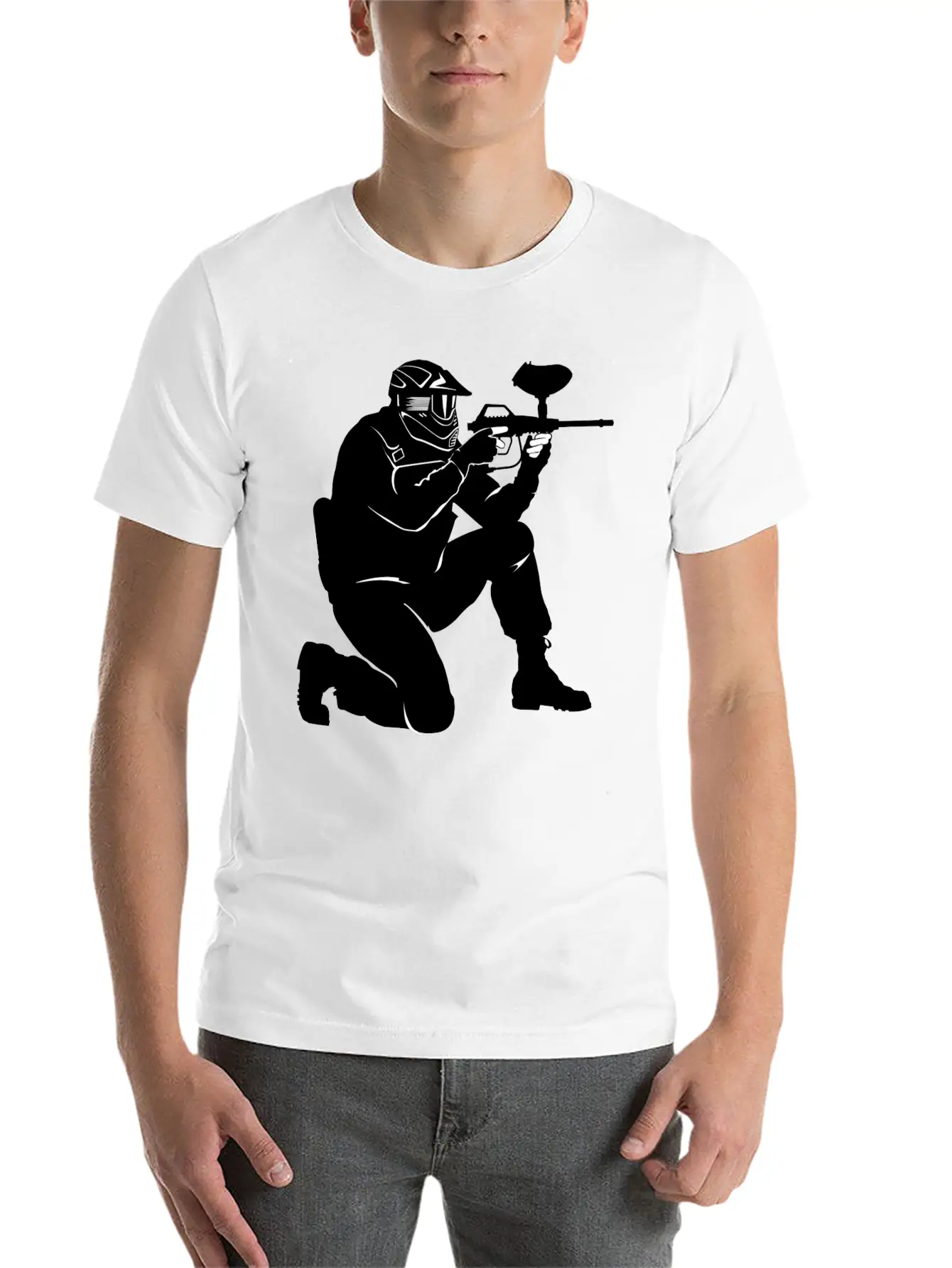Gotcha Paintball2 Unisex Short Sleeve Soft Cotton T-Shirt – Casual Everyday Wear