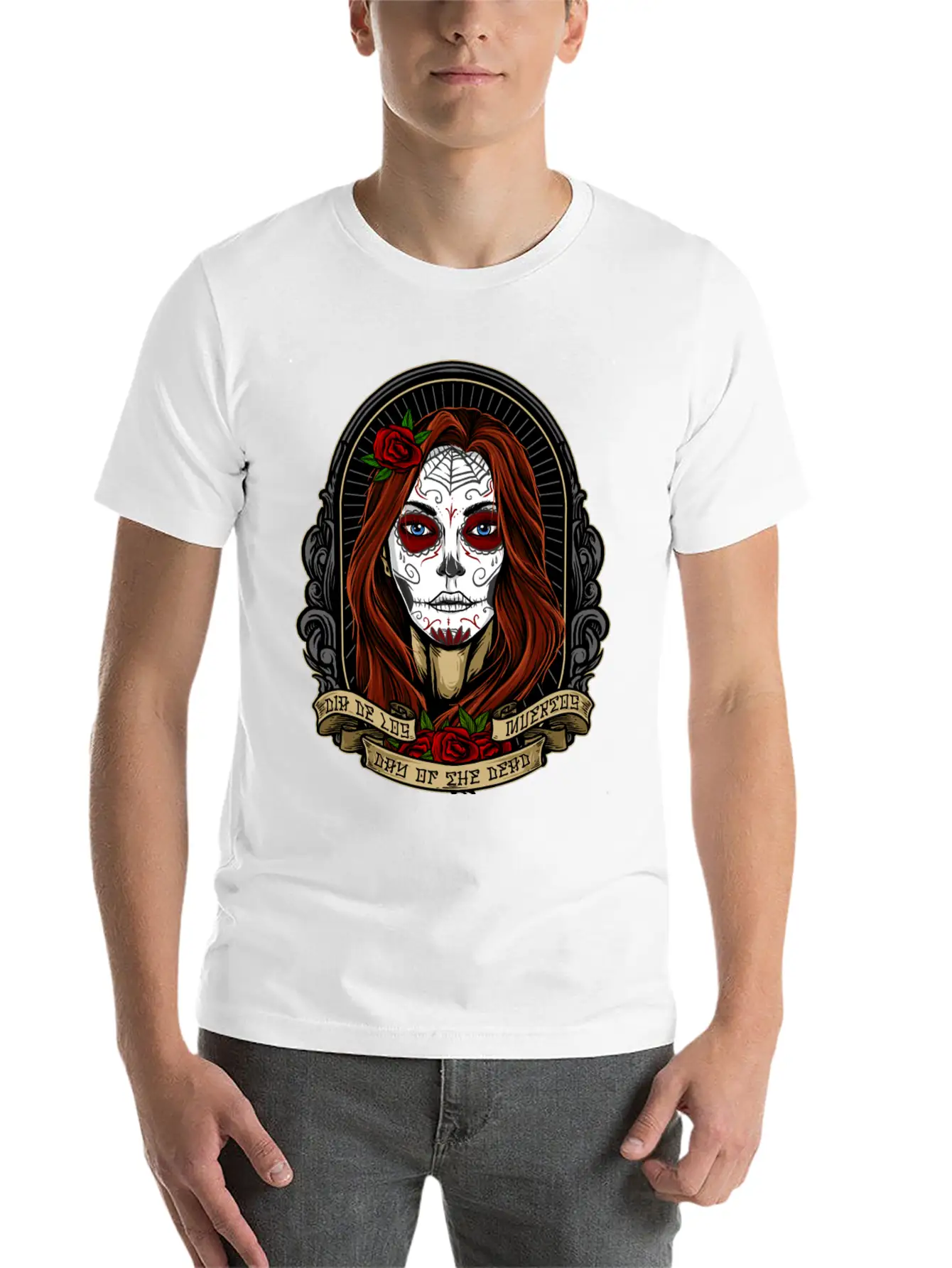 Gothic Girl Stylish Everyday T-Shirt – Unisex Basic Cotton Tee
