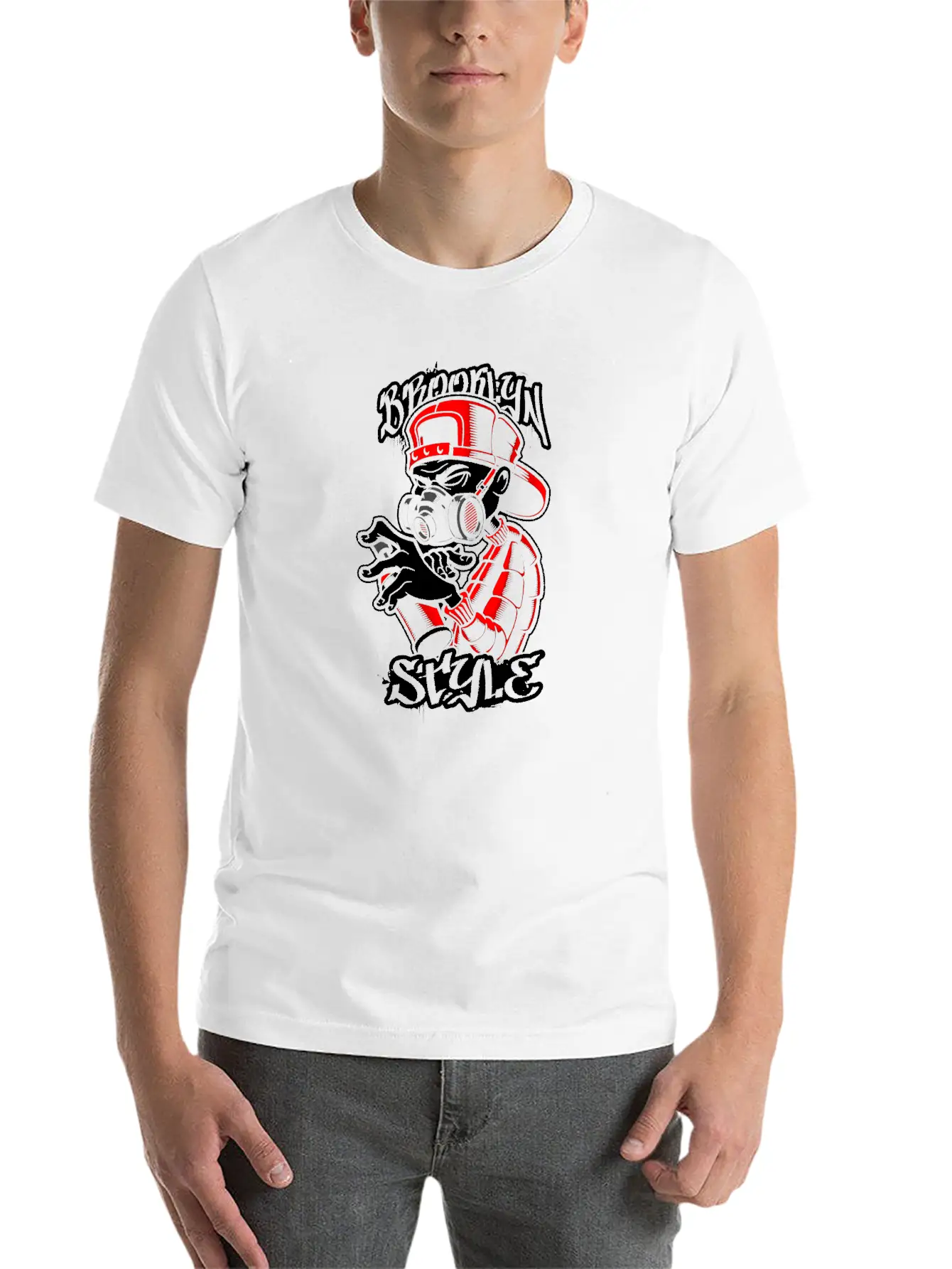 Graffiti Artist Unisex Short Sleeve Soft Cotton T-Shirt – Casual Everyday Wear