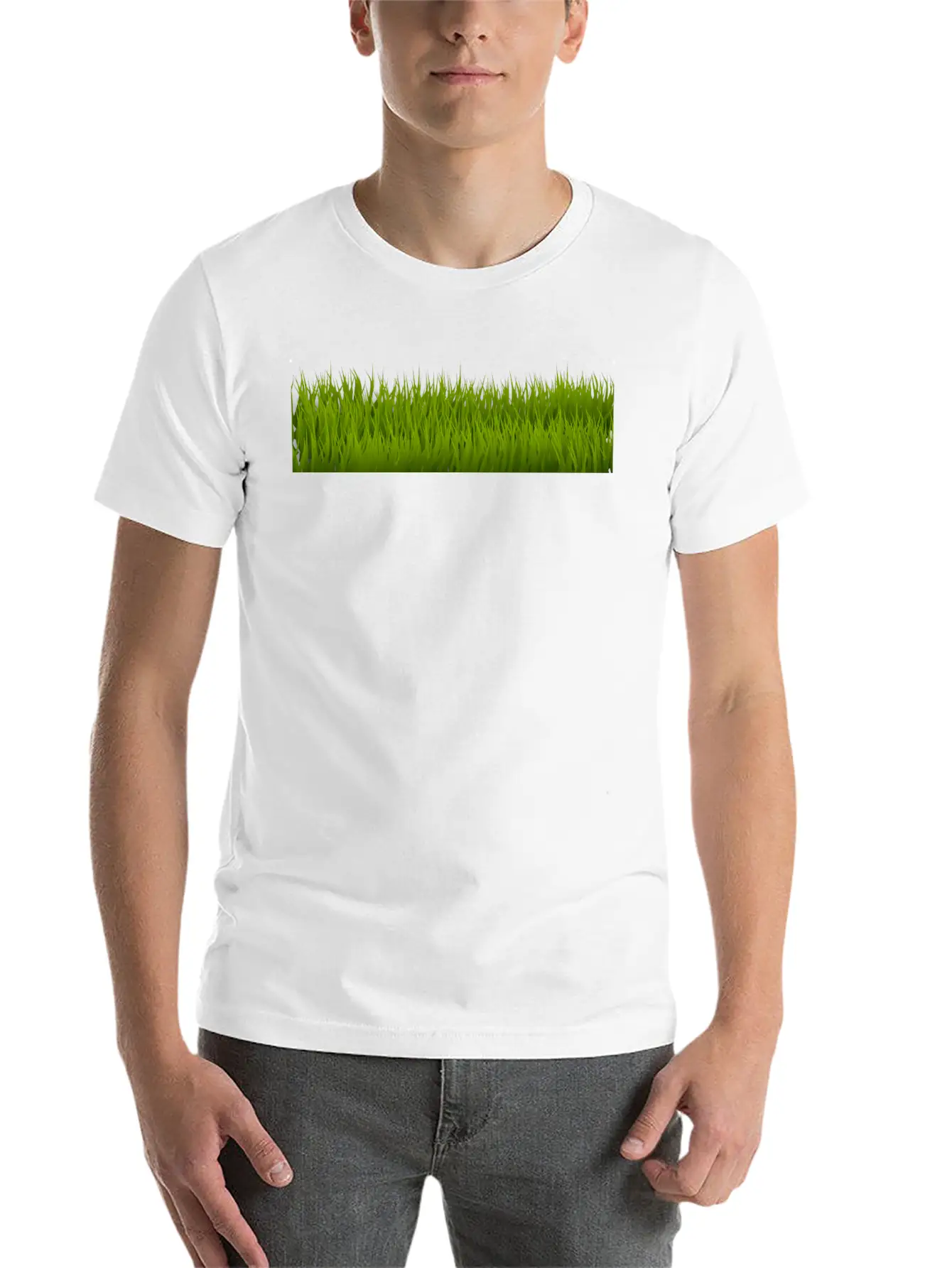 Grass 1 Comfortable Minimalist Graphic Tee – Summer Style Essential