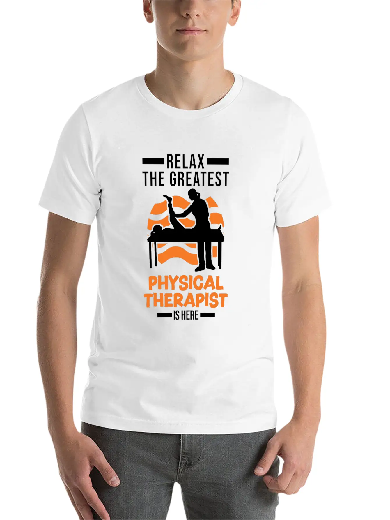 Greatest Physical Therapist Physio Physiotherapist Stylish Everyday T-Shirt – Unisex Basic Cotton Tee
