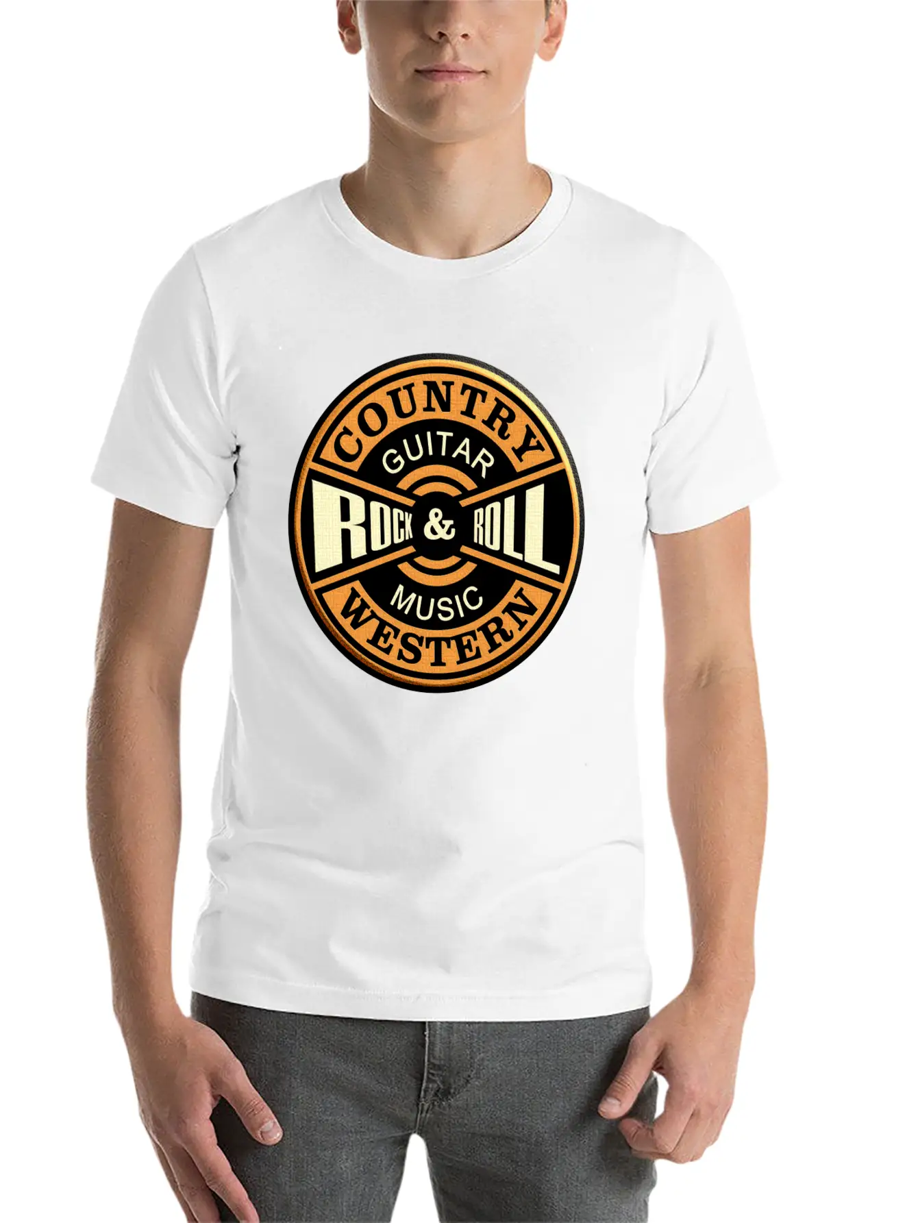 Guitar Music Stylish Everyday T-Shirt – Unisex Basic Cotton Tee