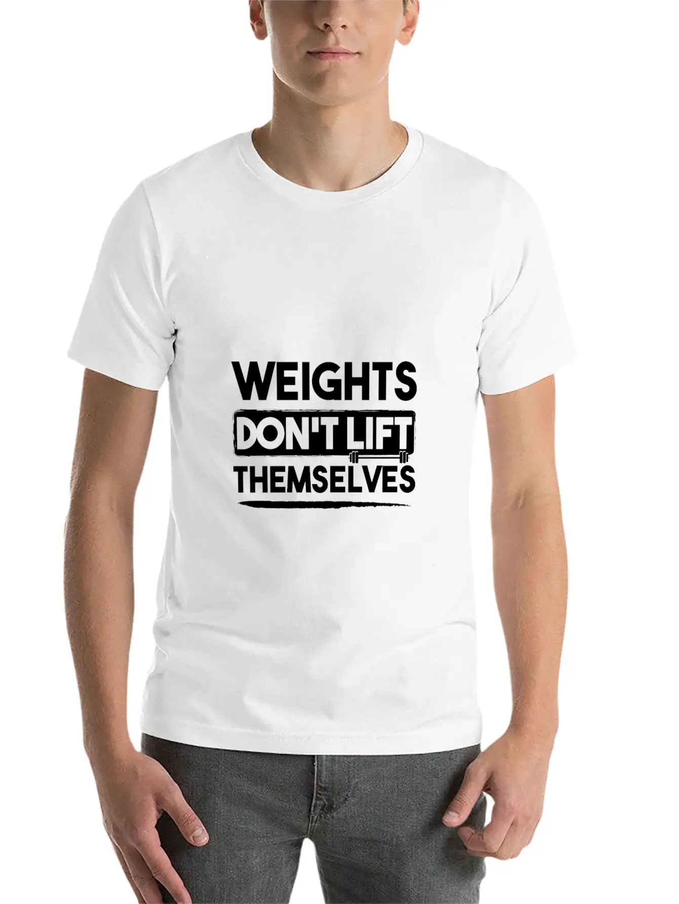 Gym Unisex Short Sleeve Soft Cotton T-Shirt – Casual Everyday Wear