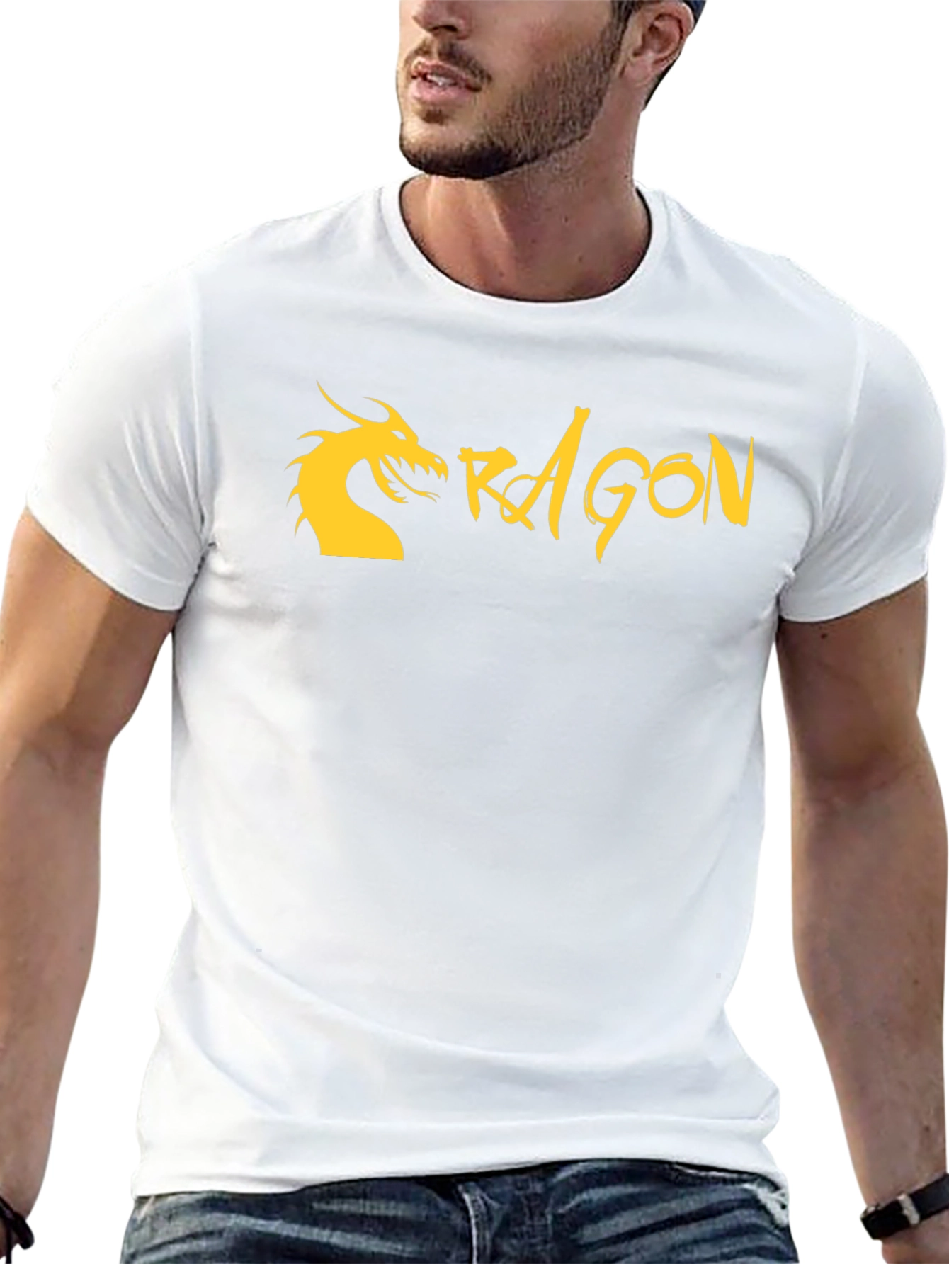 Dragon Graphic Tee - Mens Black T-Shirt