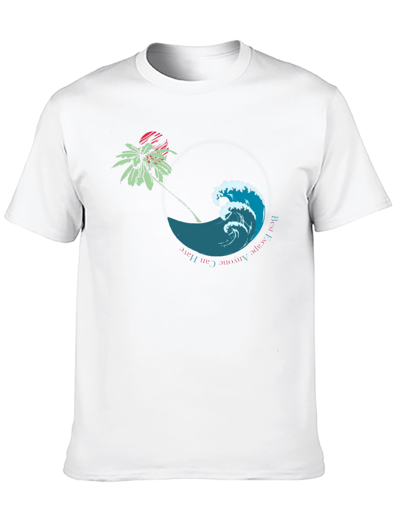 Tropical Wave Black T-Shirt