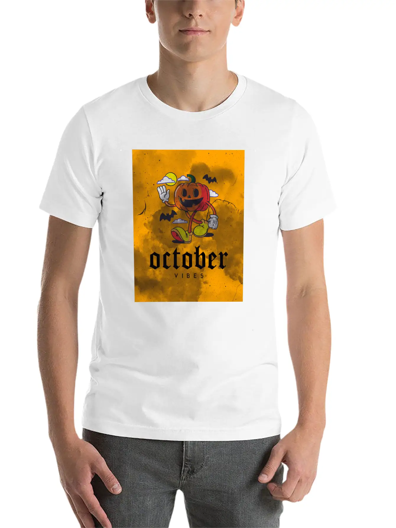 Halloween_1 Essential Unisex Summer Tee – Soft Cotton Casual Fit