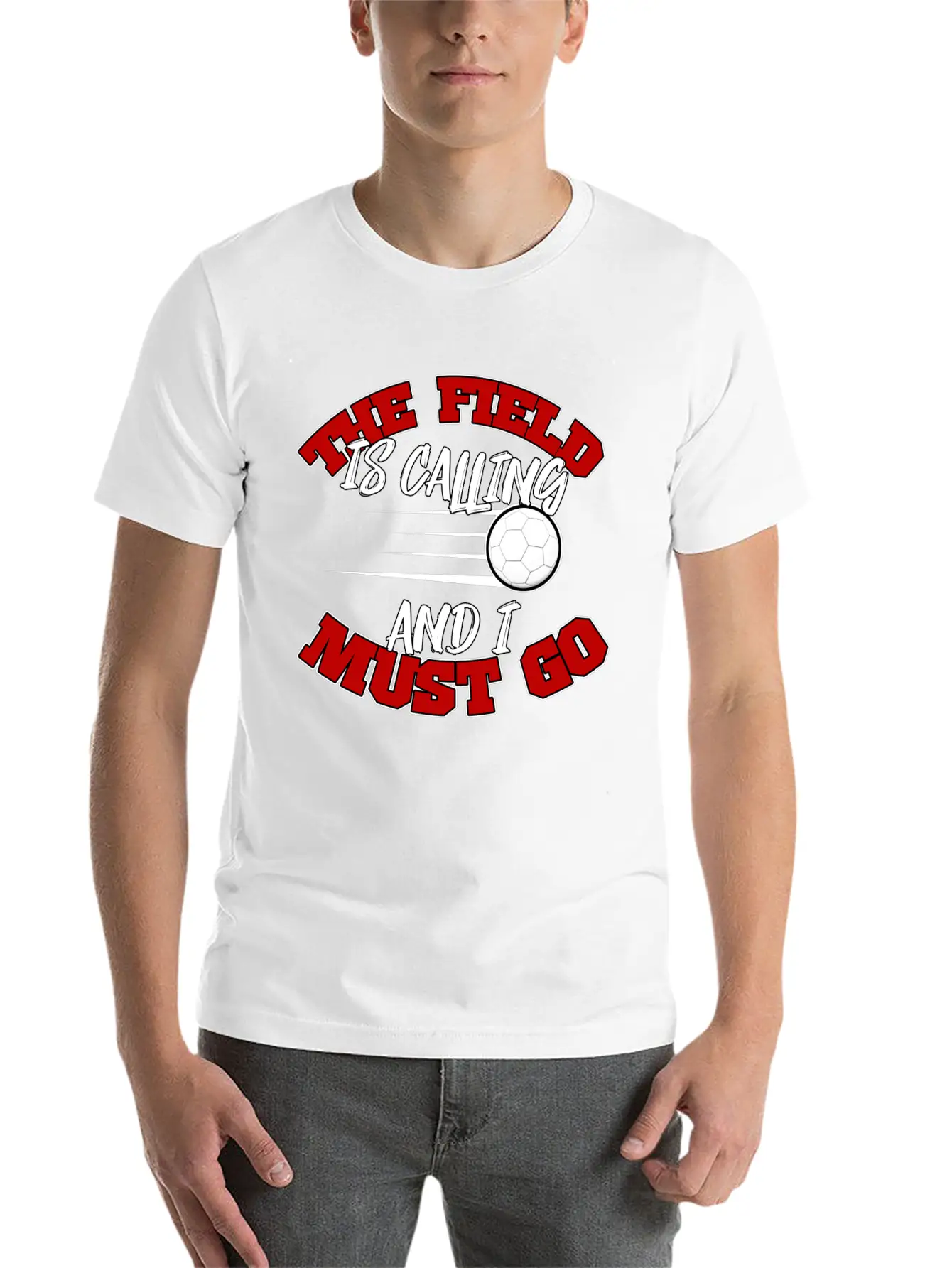 Handball Field Is Calling Unisex Short Sleeve Soft Cotton T-Shirt – Casual Everyday Wear