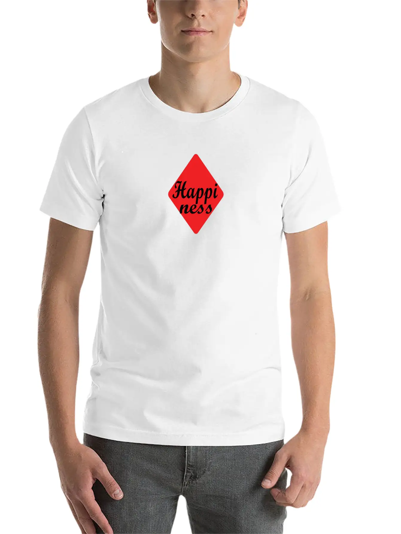 Happiness Relaxed Everyday Tee – Lightweight And Durable Cotton