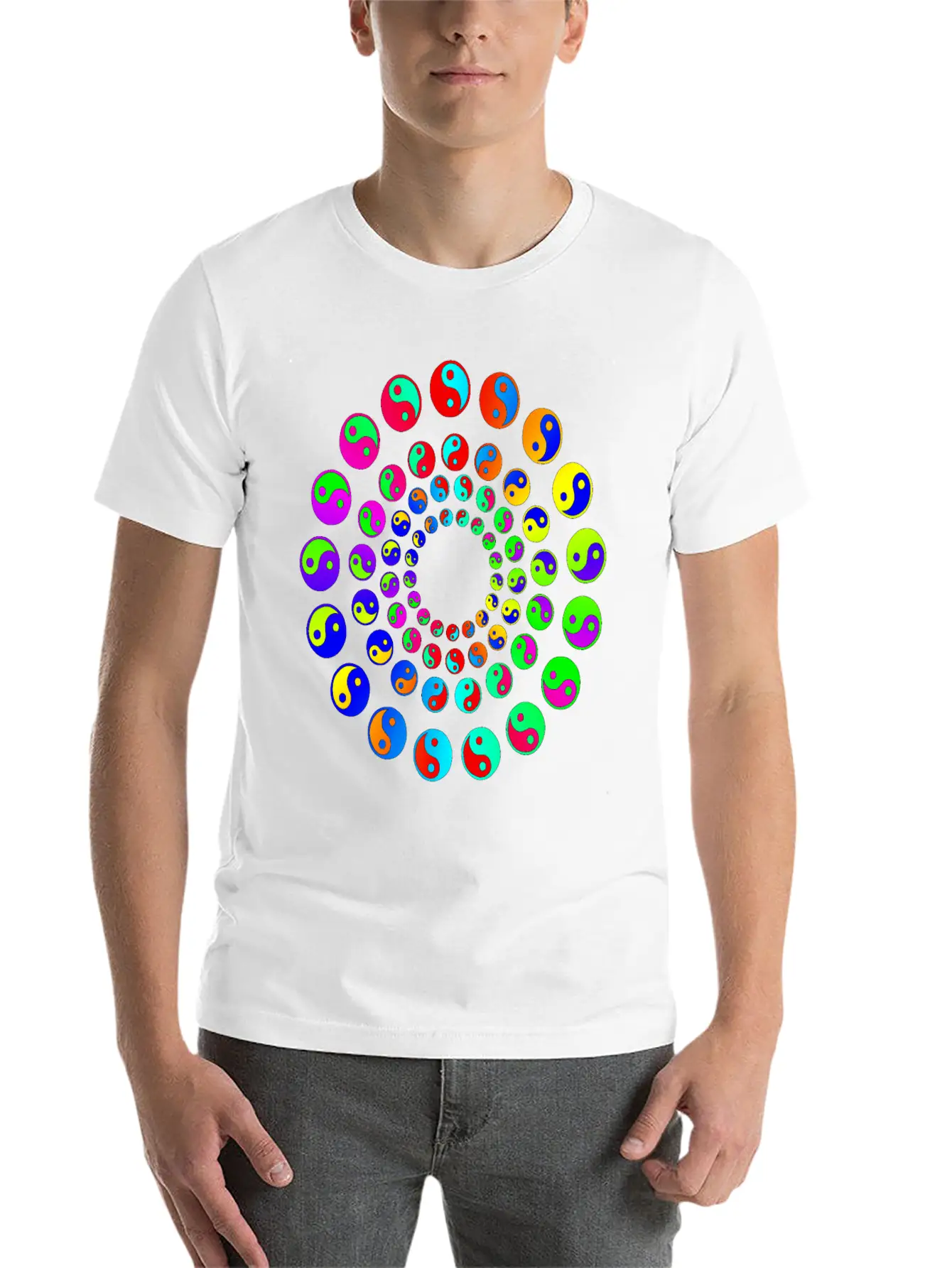 Harmony Phases Of Light Basic Graphic T-Shirt – Daily Comfort In Soft Cotton