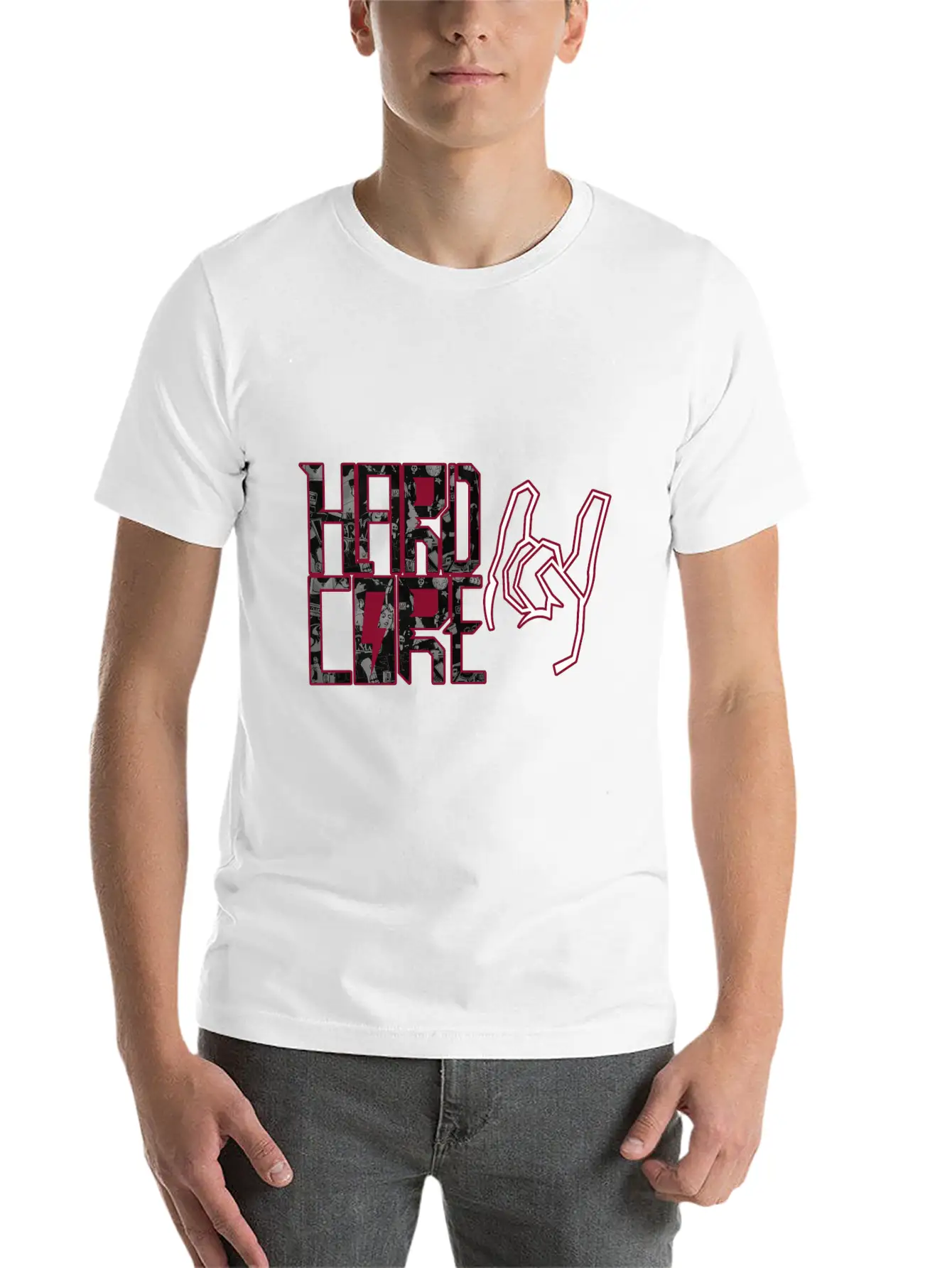 HC Music Unisex Short Sleeve Soft Cotton T-Shirt – Casual Everyday Wear
