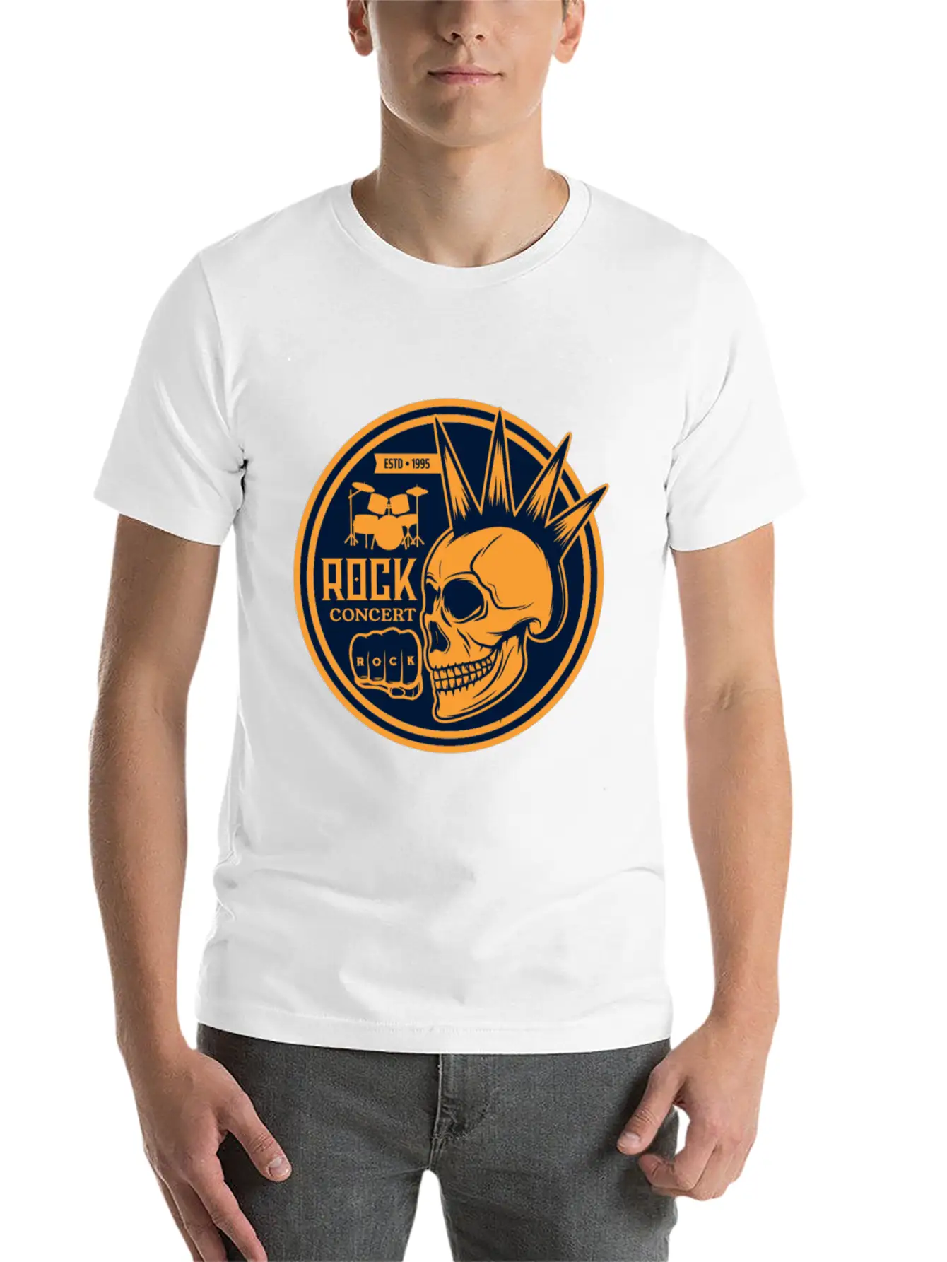Heavy Rock And Punk Music Stylish Everyday T-Shirt – Unisex Basic Cotton Tee