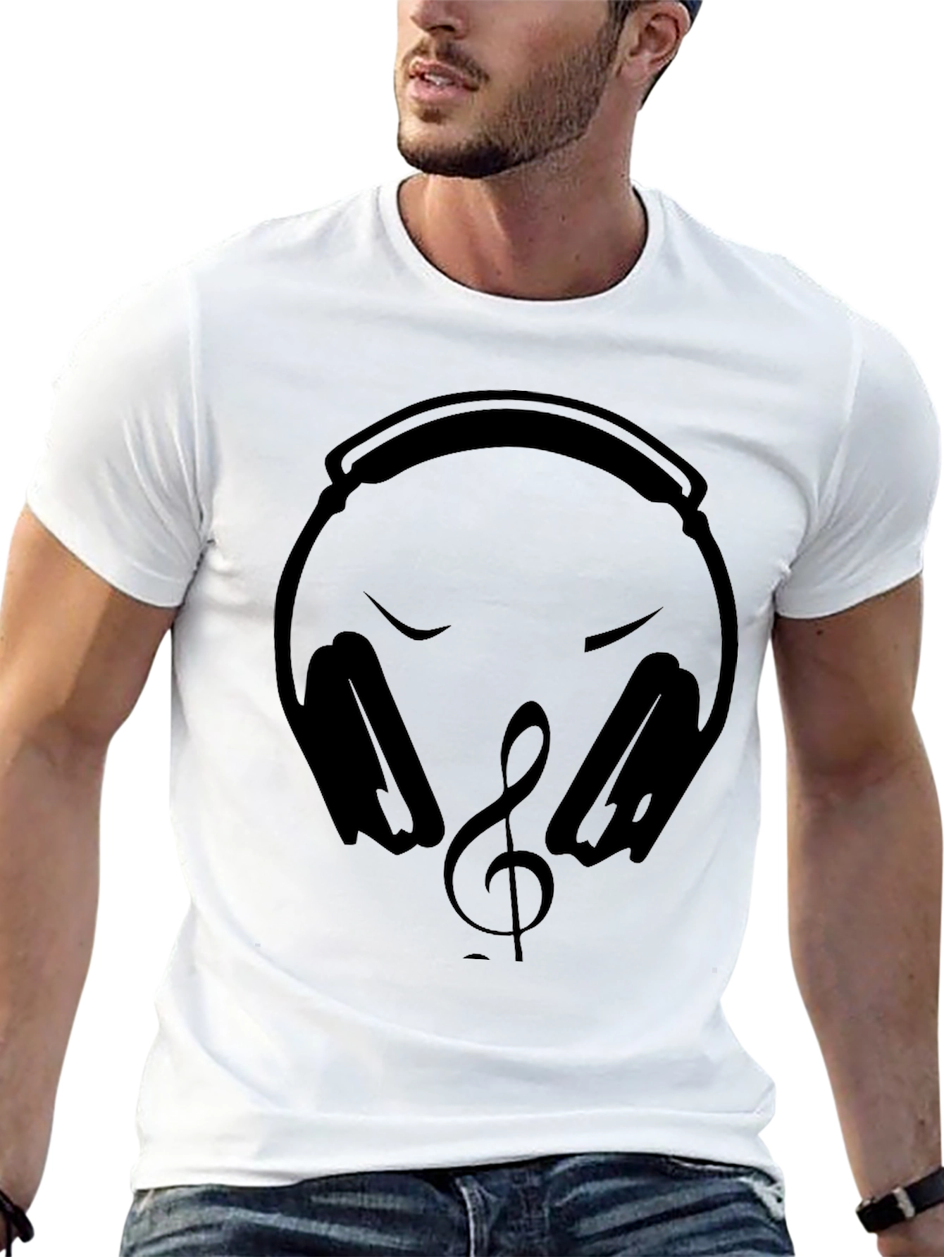 Music Lover Black T-Shirt