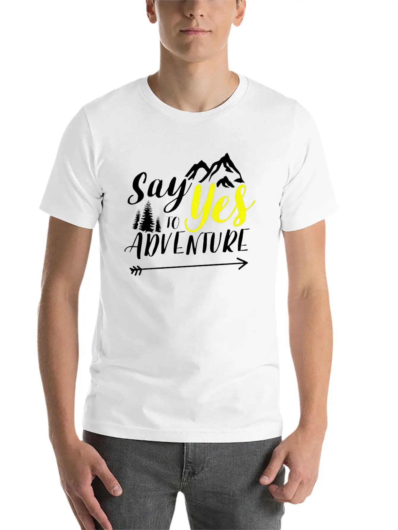 Hiking Mountain Hiking Mountain Mountaineer Unisex Short Sleeve Soft Cotton T-Shirt – Casual Everyday Wear
