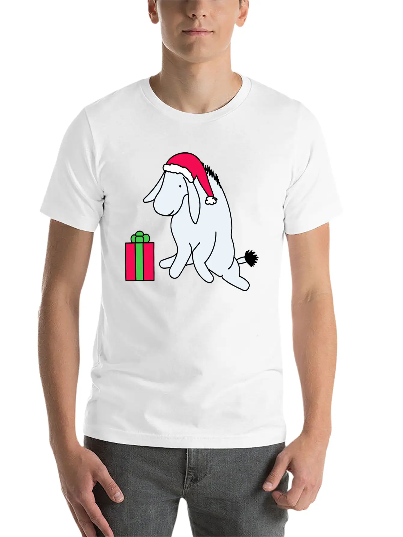 Holiday Sad Donkey Comfortable Minimalist Graphic Tee – Summer Style Essential