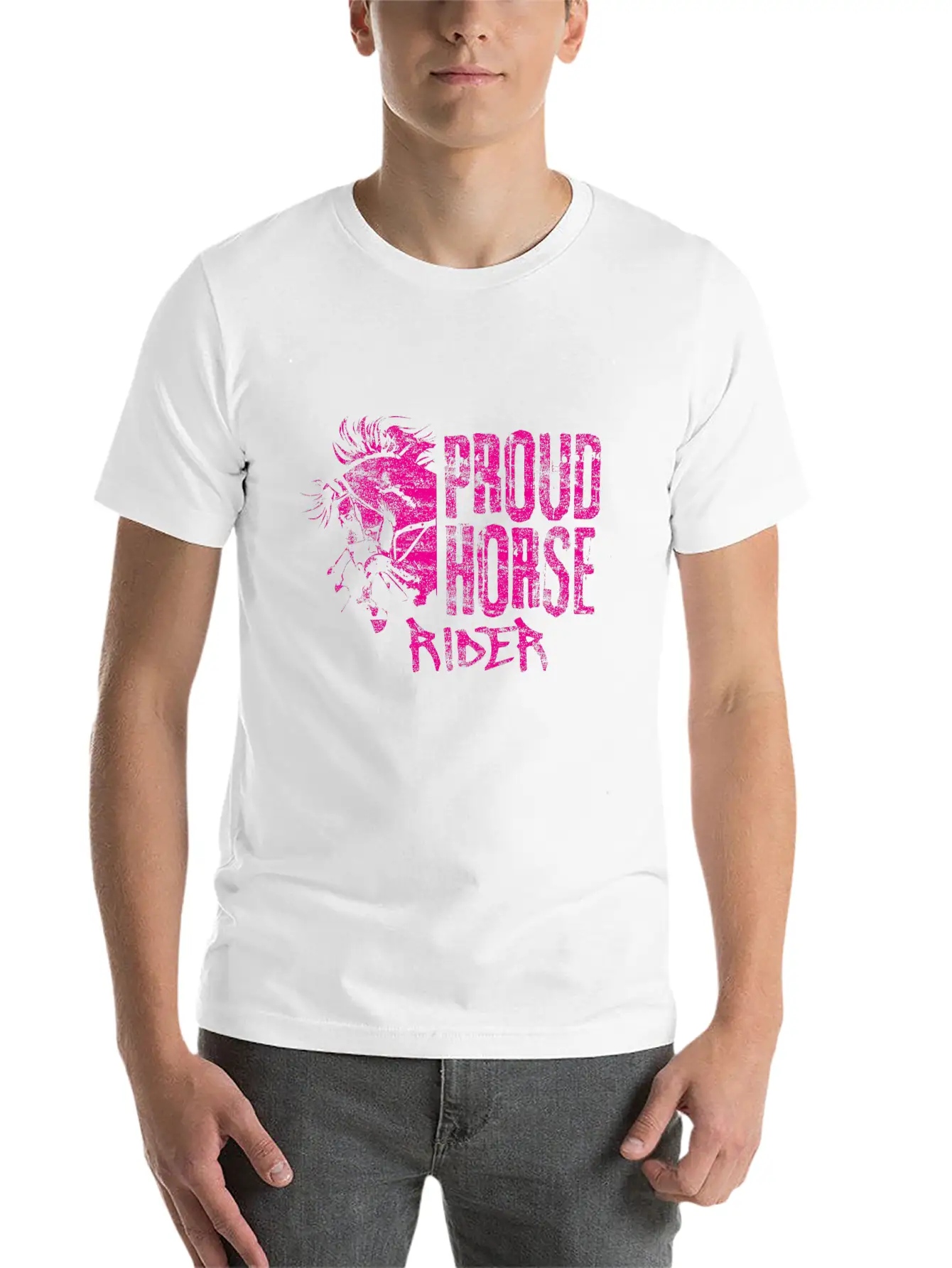 Horse Riding Gift Unisex Casual T-Shirt – Clean Design For Daily Comfort