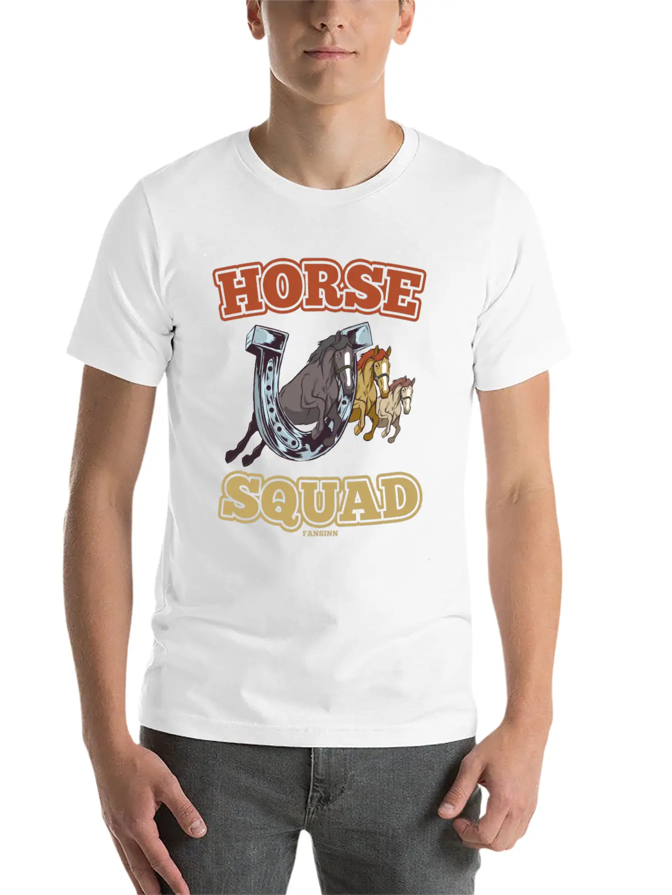 Horse Squad Timeless Short Sleeve Tee – Comfy And Minimalist Design