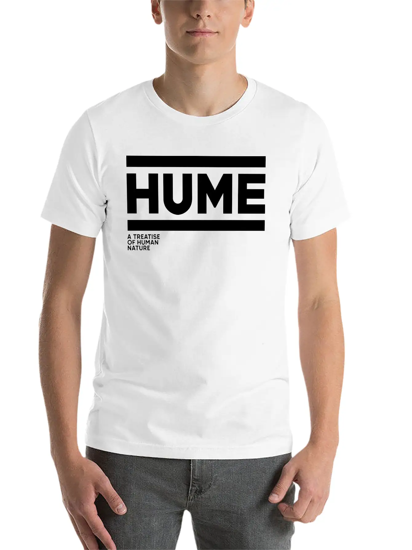 Hume - A Treatise Of Human Nature Timeless Short Sleeve Tee – Comfy And Minimalist Design