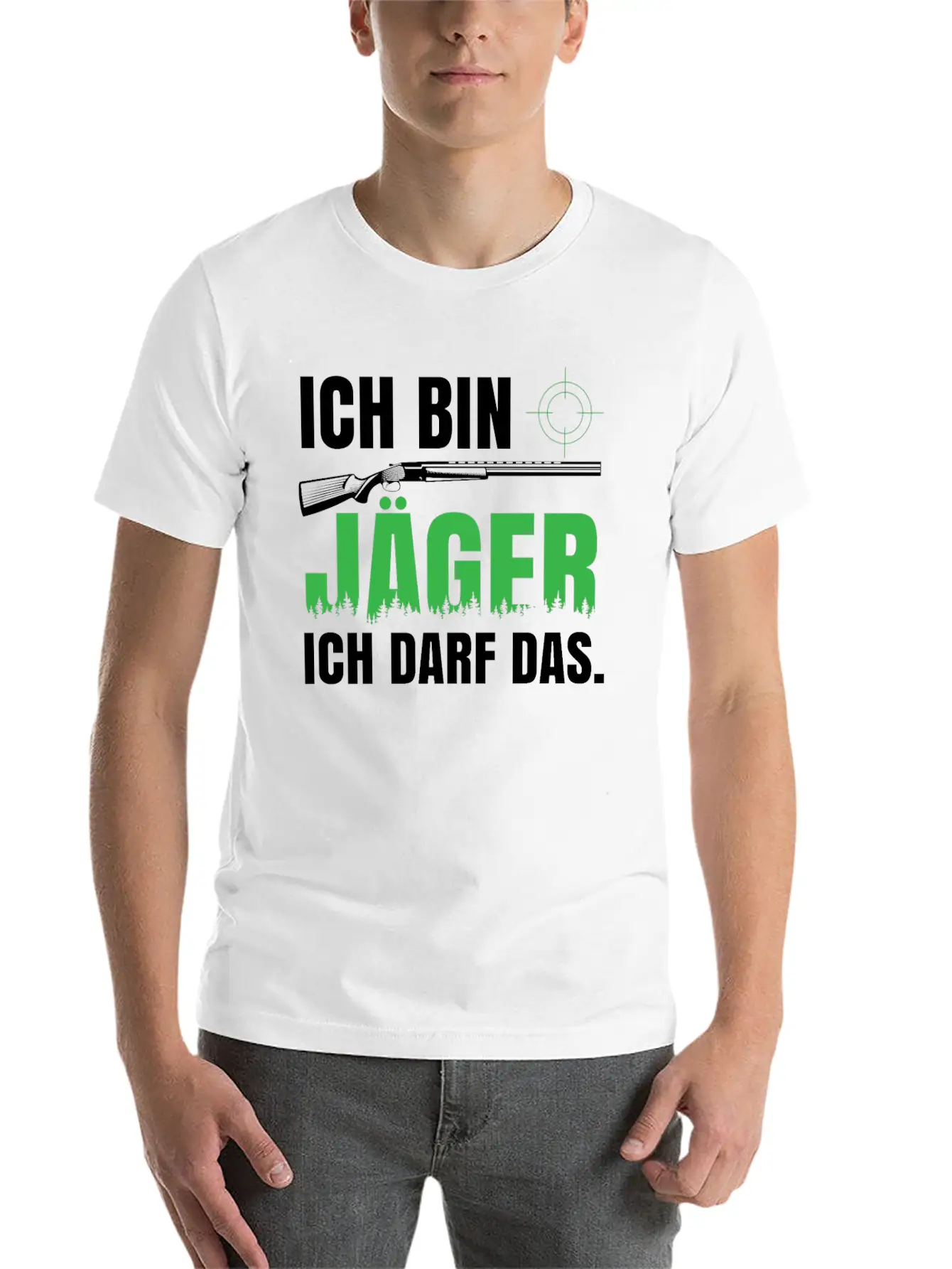 Hunting Outfit - I Am A Hunter I Am Allowed To Do Stylish Everyday T-Shirt – Unisex Basic Cotton Tee