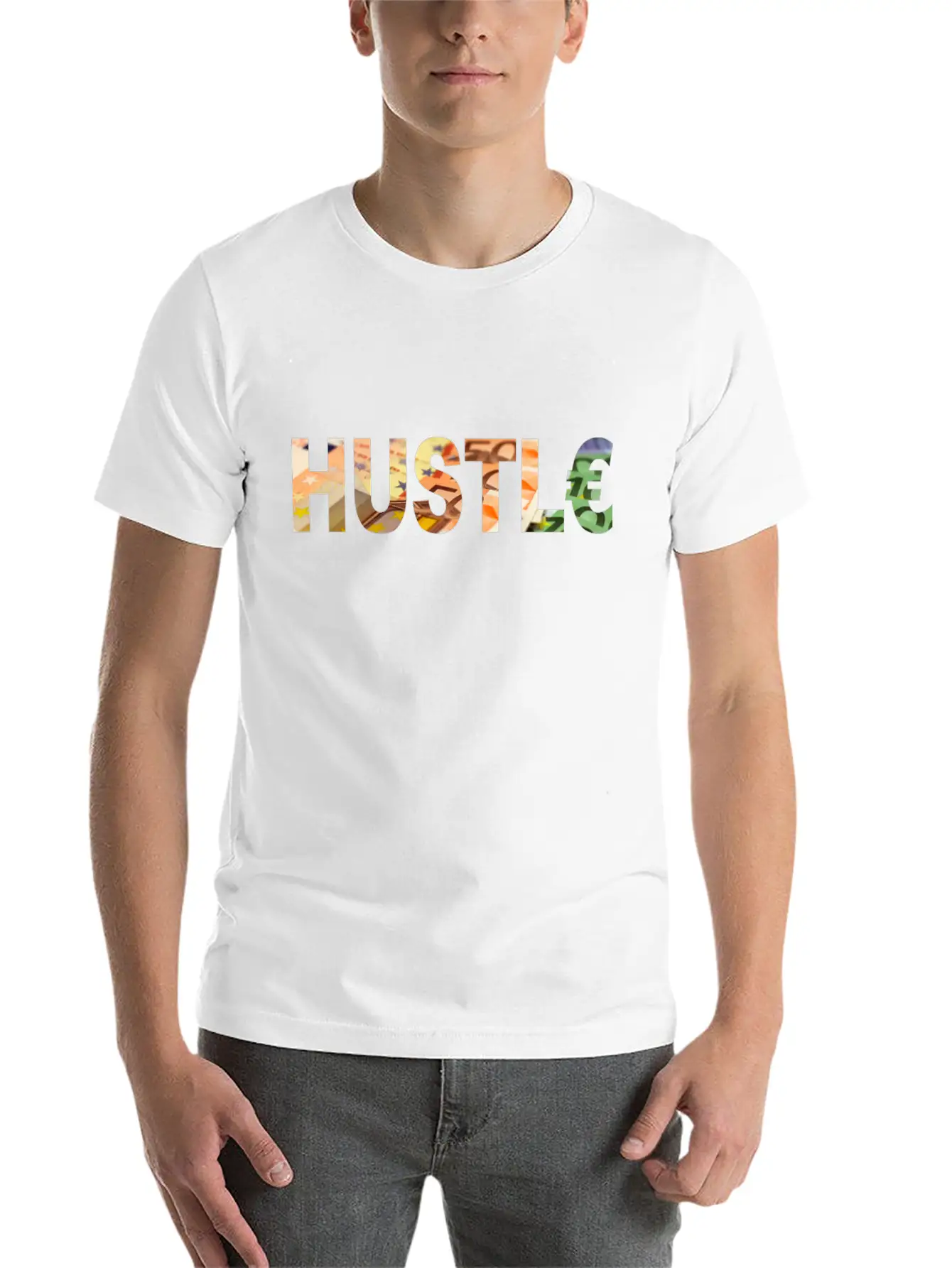 Hustle Euro - Money Maker - Business Timeless Short Sleeve Tee – Comfy And Minimalist Design