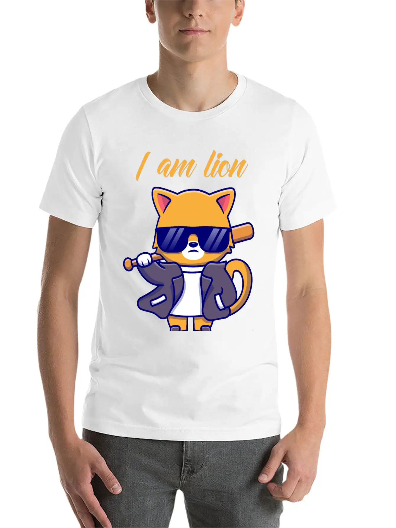 I Am Lion Timeless Short Sleeve Tee – Comfy And Minimalist Design