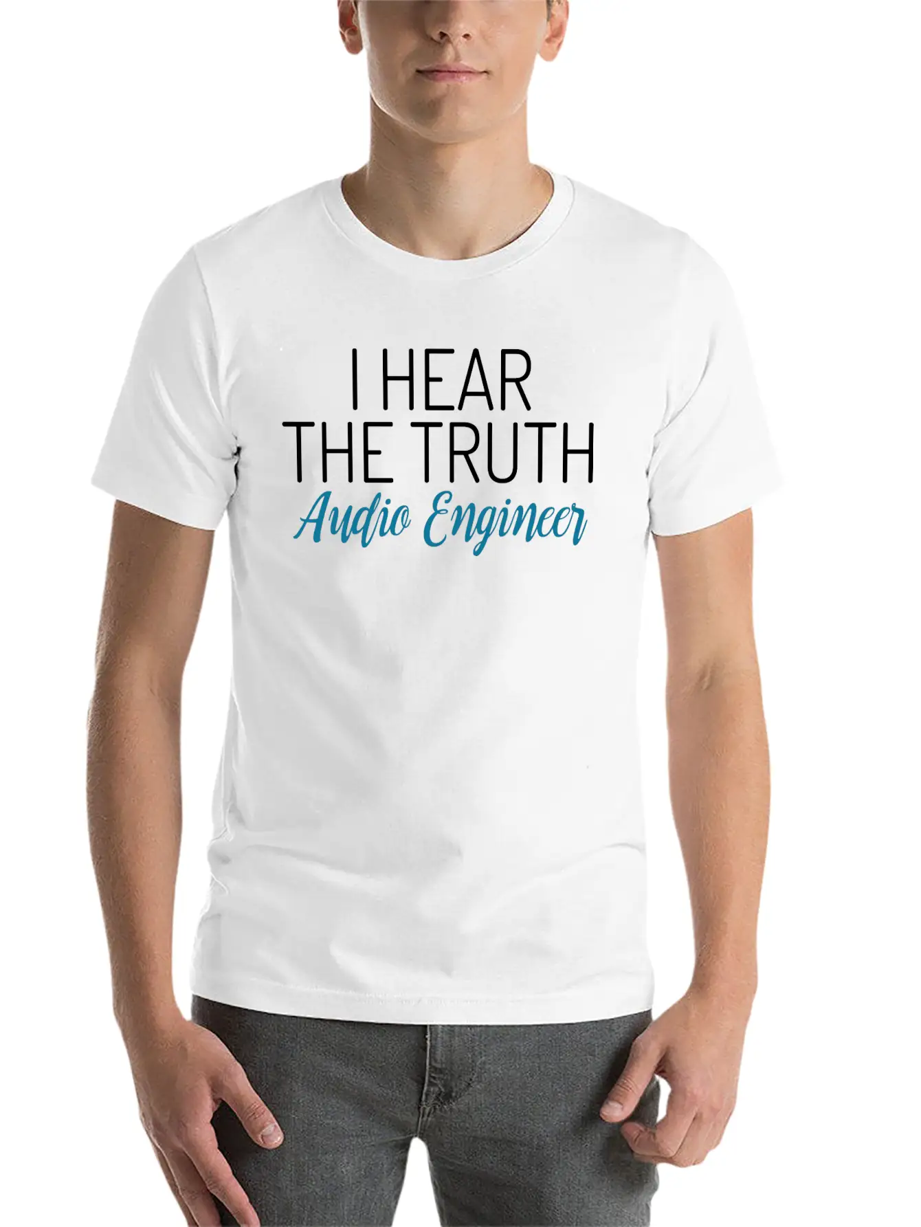 I Hear The Truth Audio Engineer Sound Technician A Comfortable Minimalist Graphic Tee – Summer Style Essential