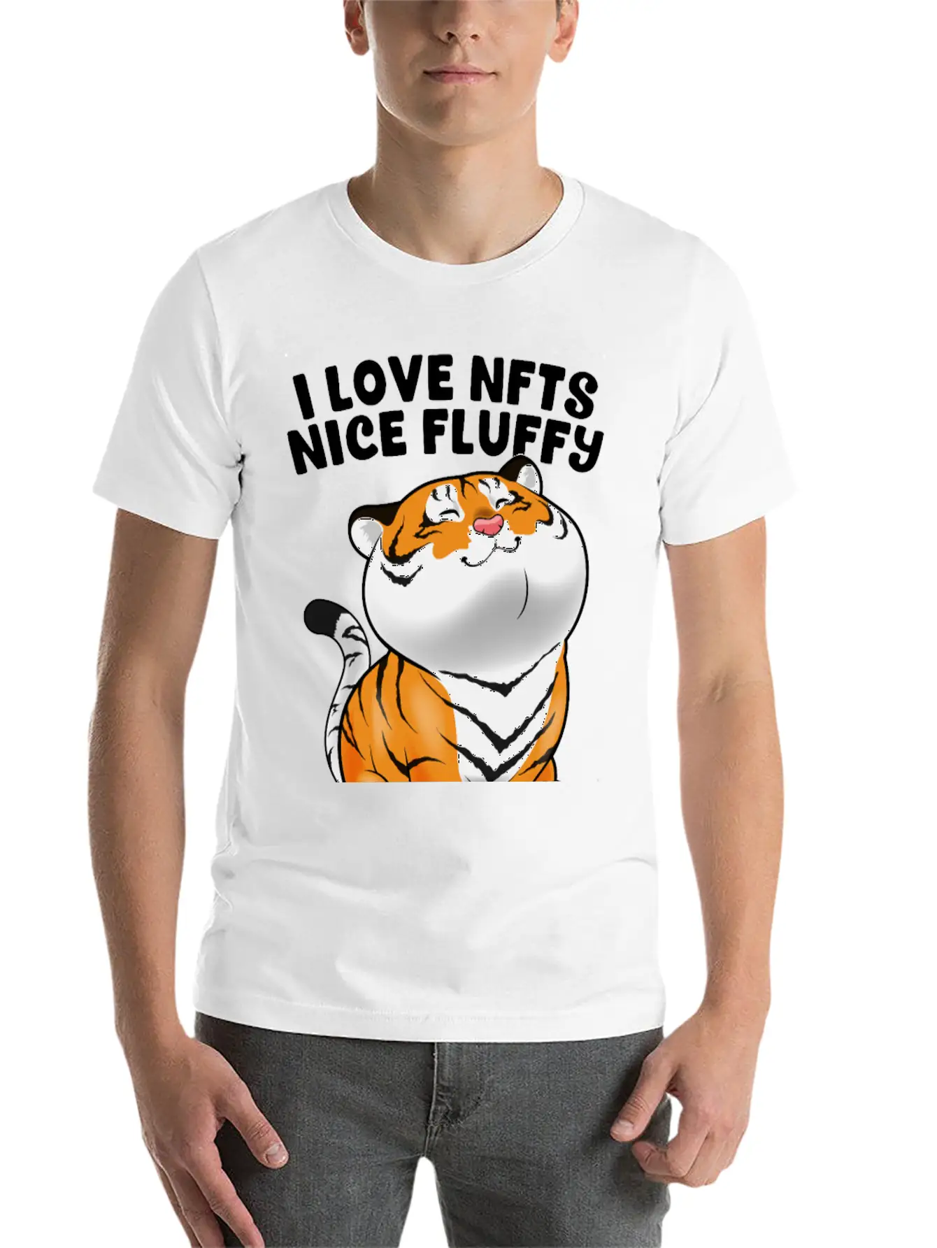 I Love NFTs Nice Fluffy Tigers NFT Tiger Crypto Ar Timeless Short Sleeve Tee – Comfy And Minimalist Design
