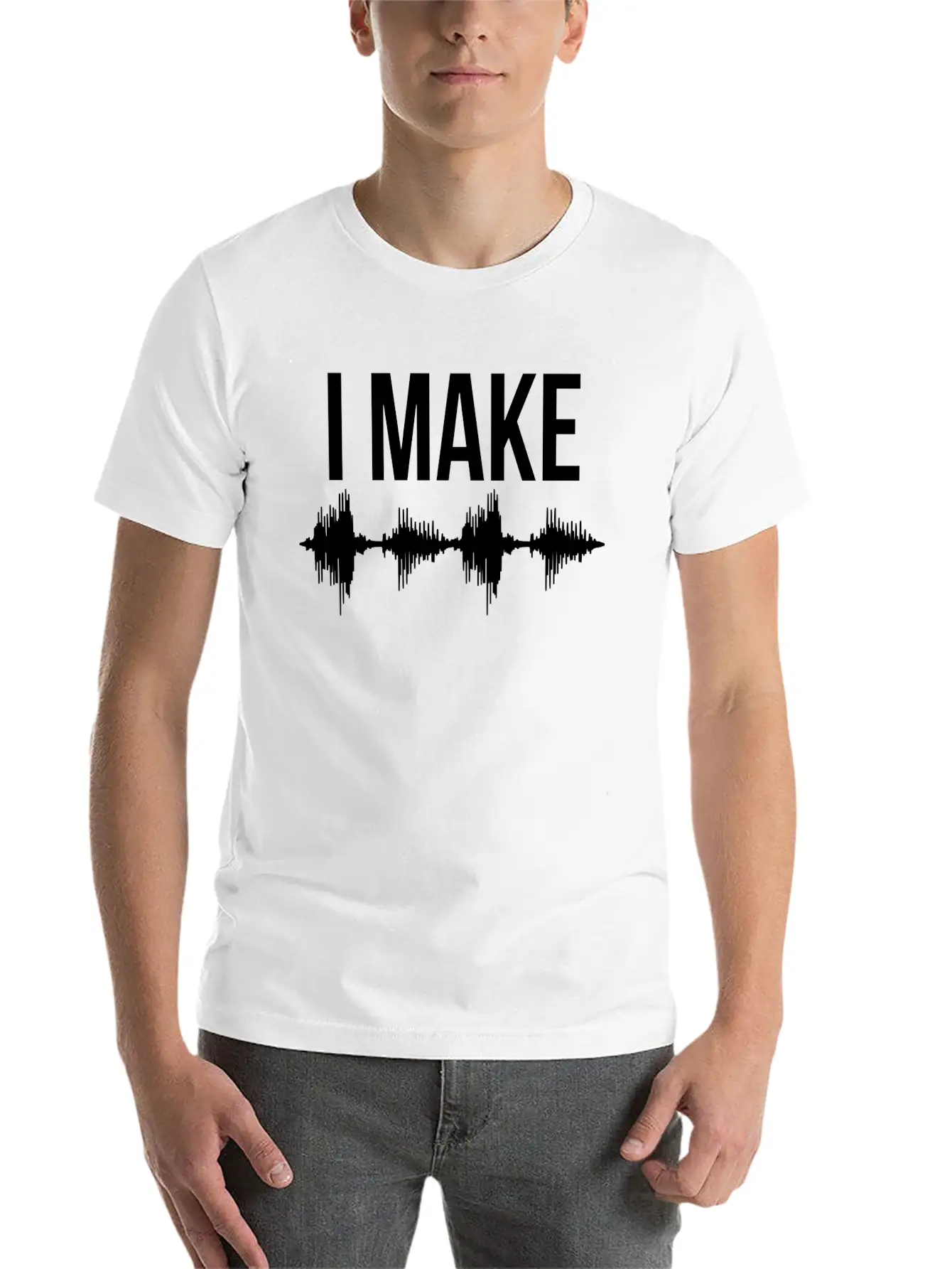 I Make Waves Unisex Short Sleeve Soft Cotton T-Shirt – Casual Everyday Wear