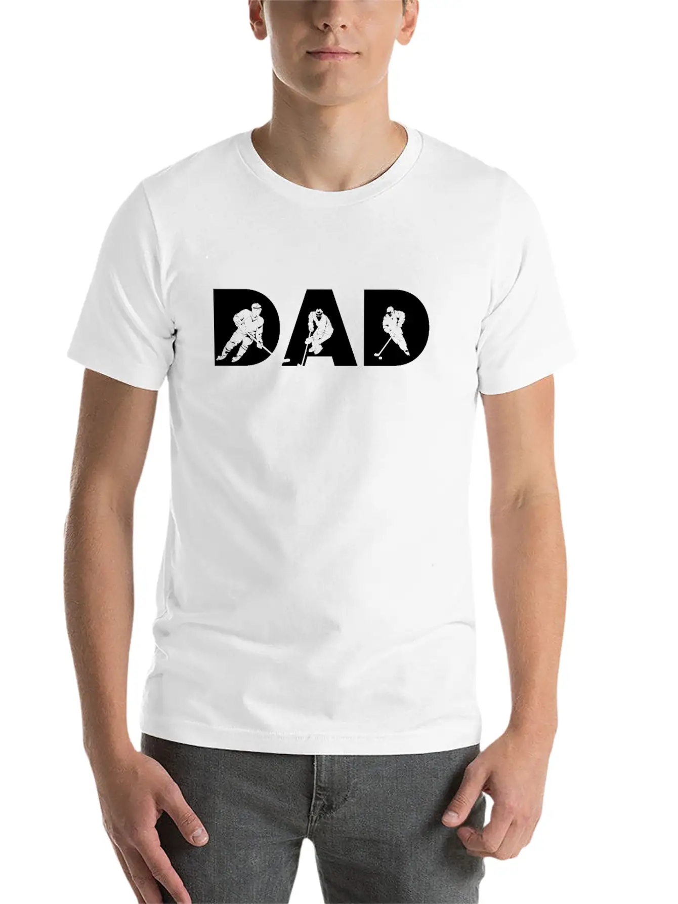 I Score Hockey Shirts Gifts Funny T Shirt For Da Unisex Short Sleeve Soft Cotton T-Shirt – Casual Everyday Wear