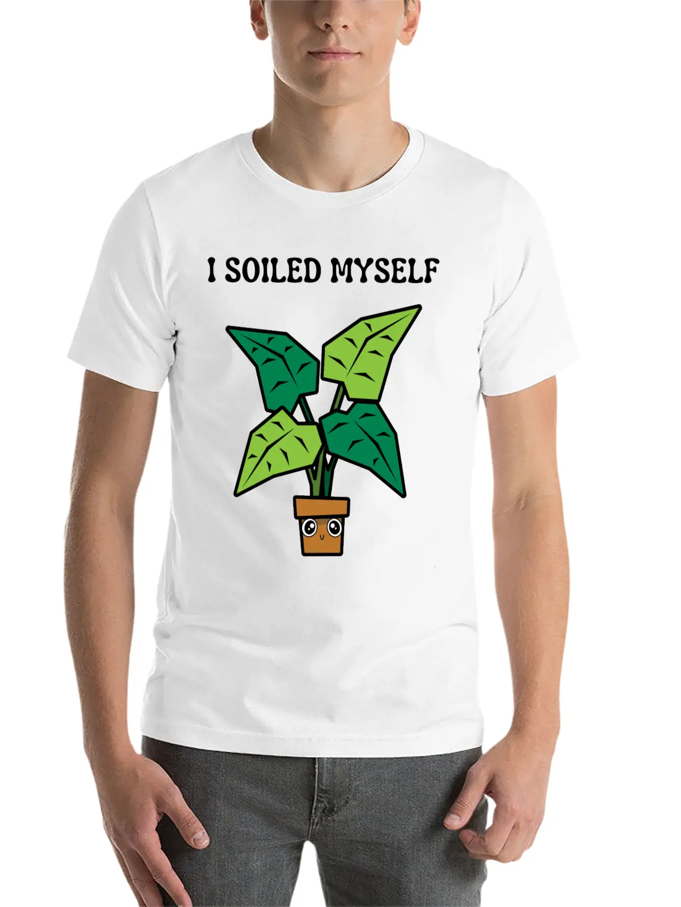 I Soiled Myself Excited Unisex Short Sleeve Soft Cotton T-Shirt – Casual Everyday Wear