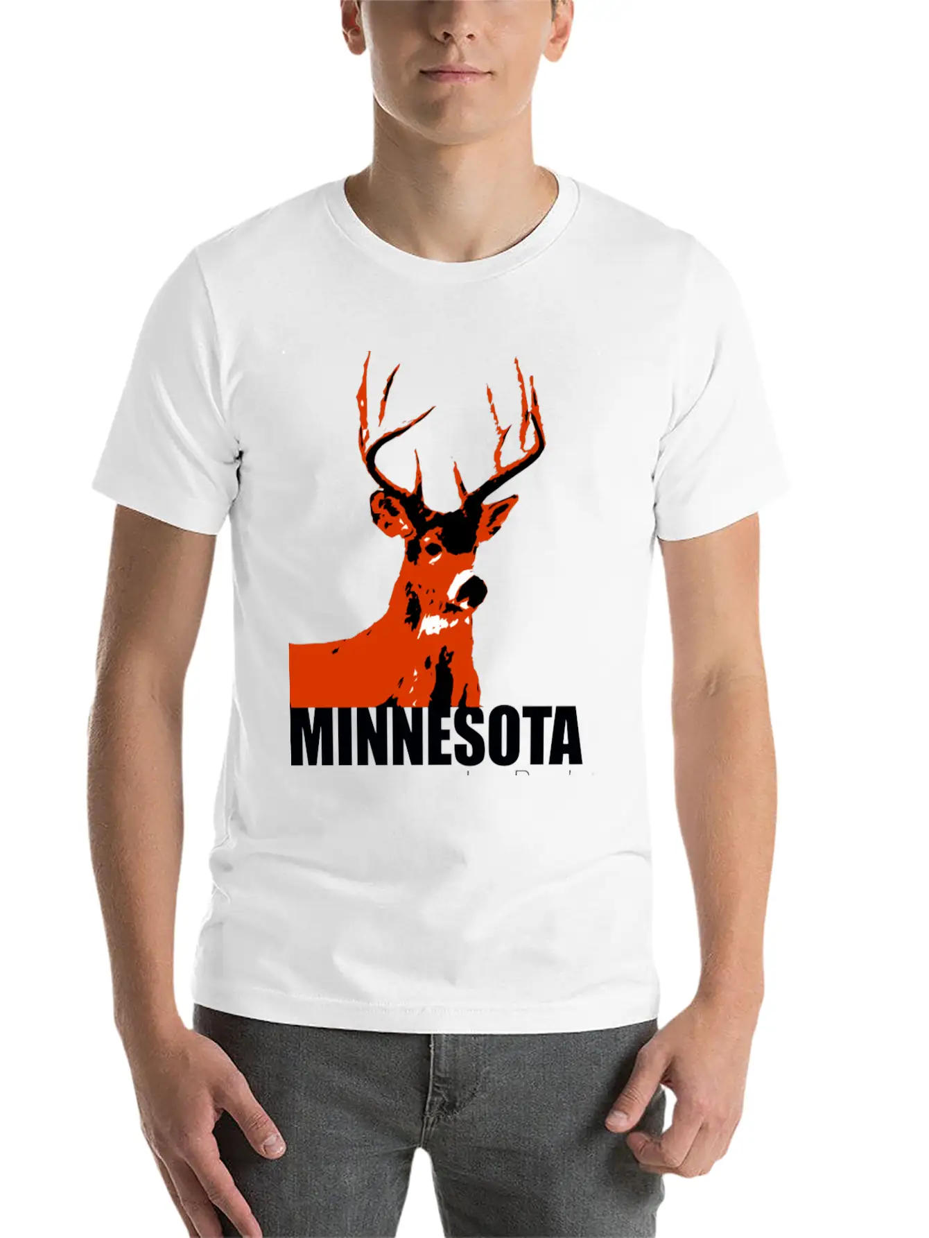 Ice Buck Red Timeless Short Sleeve Tee – Comfy And Minimalist Design