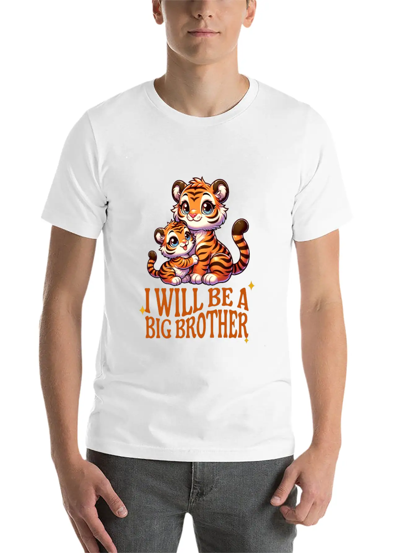 I'm Going To Be A Big Brother Sweet Tigers, Timeless Short Sleeve Tee – Comfy And Minimalist Design