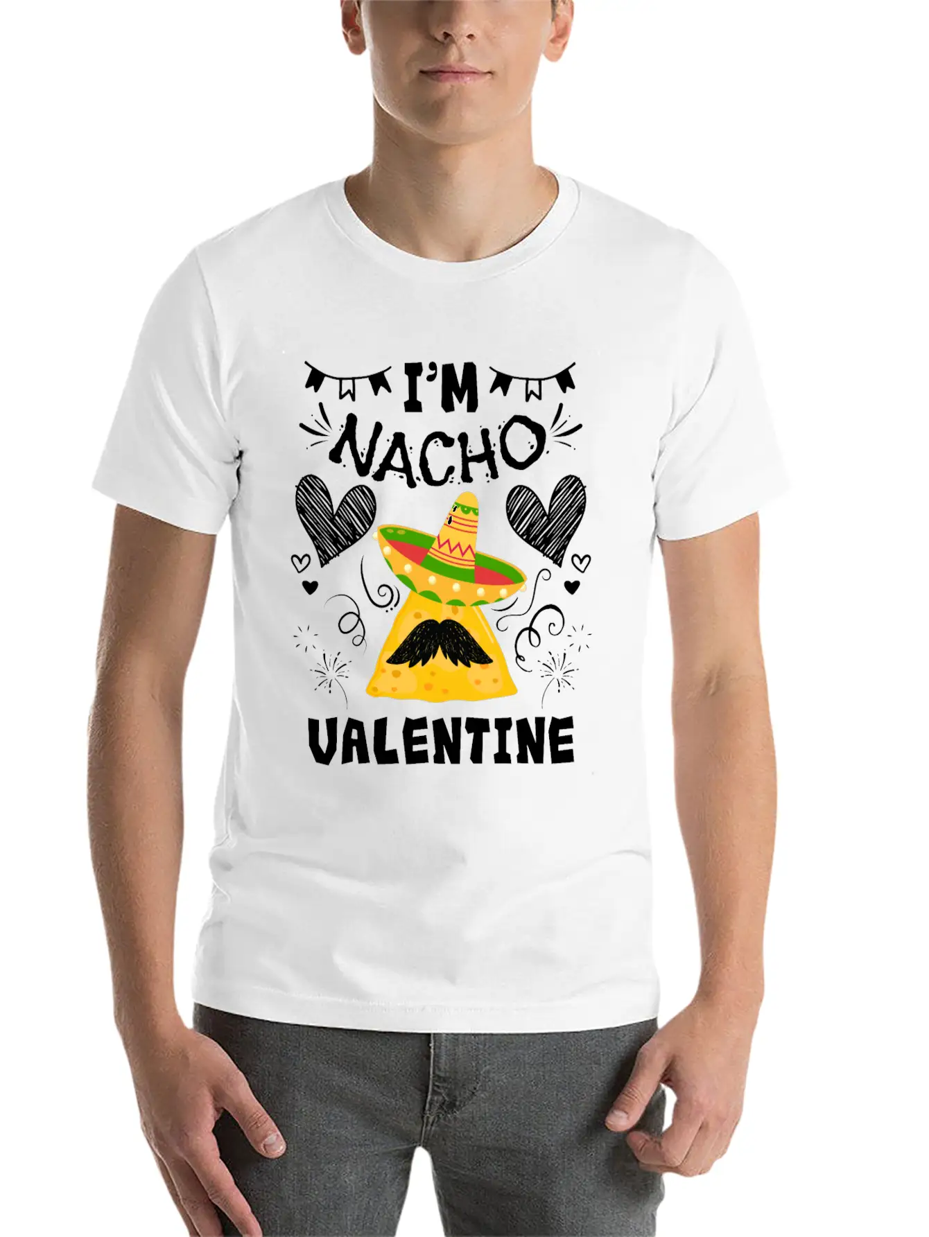 I'm Nacho Valentine Valentine V-Day Stylish Everyday T-Shirt – Unisex Basic Cotton Tee