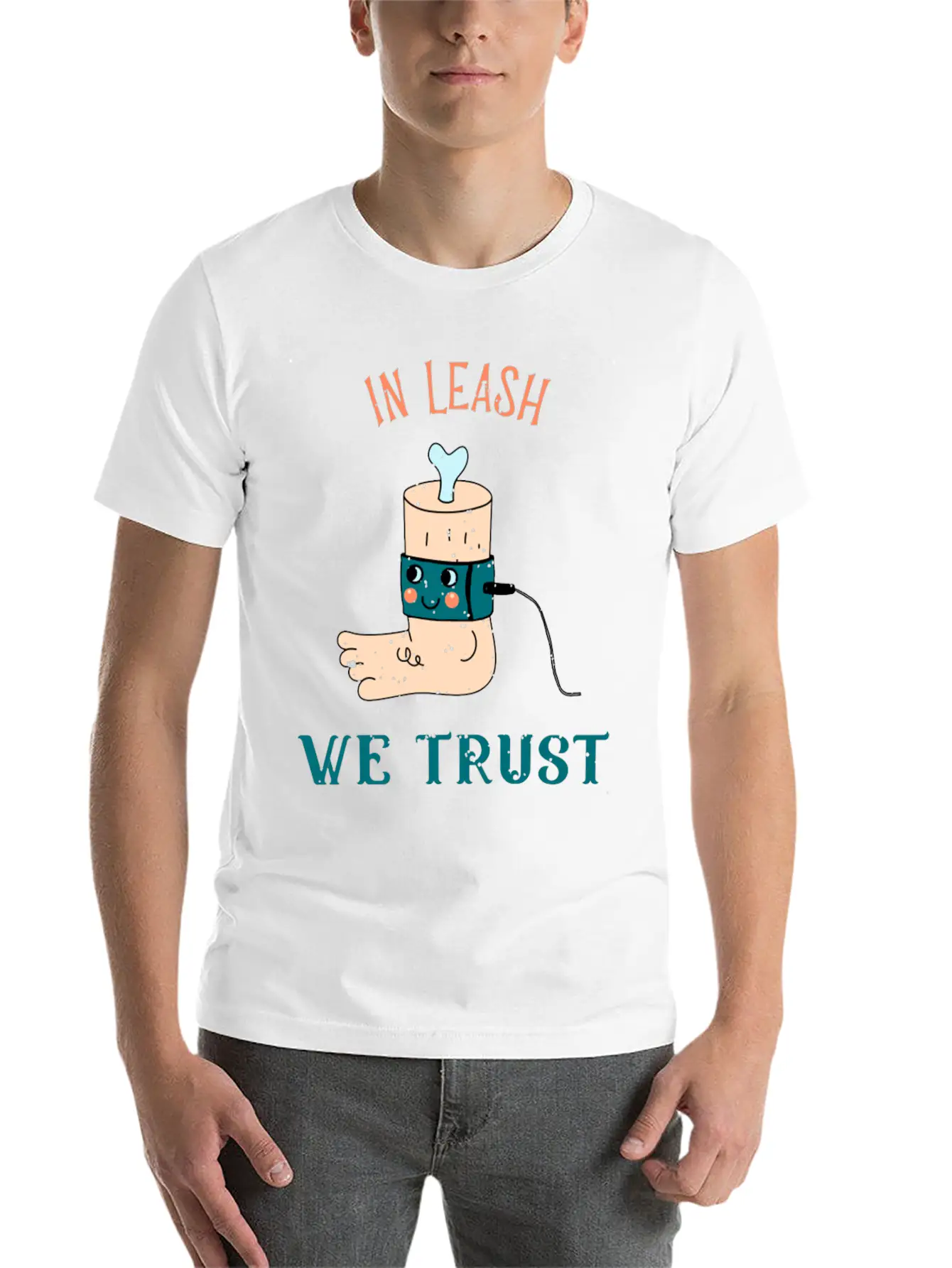 In Leash We Trust Comfortable Minimalist Graphic Tee – Summer Style Essential